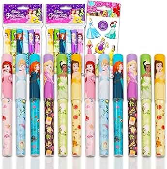 Amazon | ディズニー プリンセス ペン バリューバルクセット 12パック