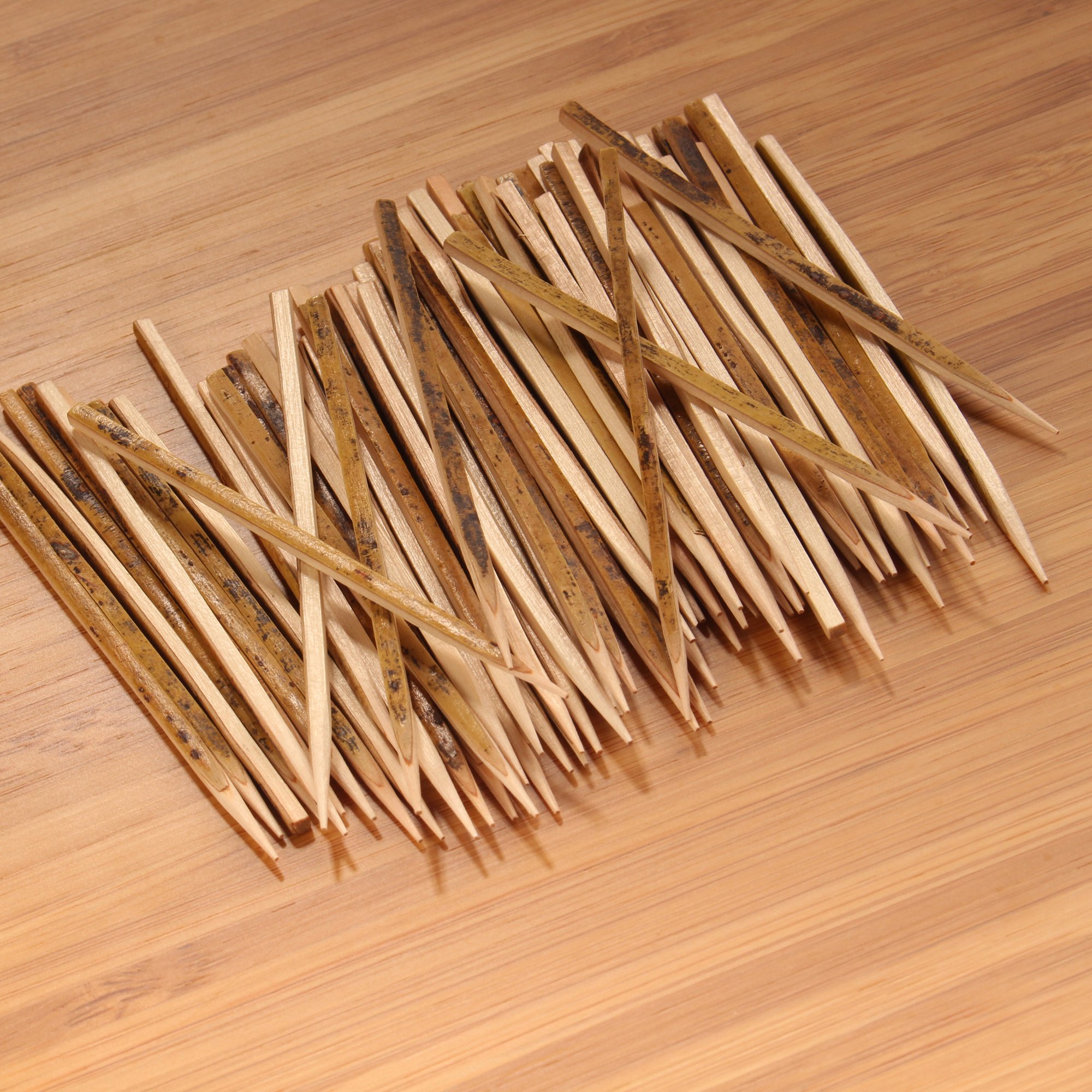 bamboomn Marke – Dekorative Schwarz Vollweide Kleiner Picks – 3 Größen – 100/300/1000 Stück 7,6 cm