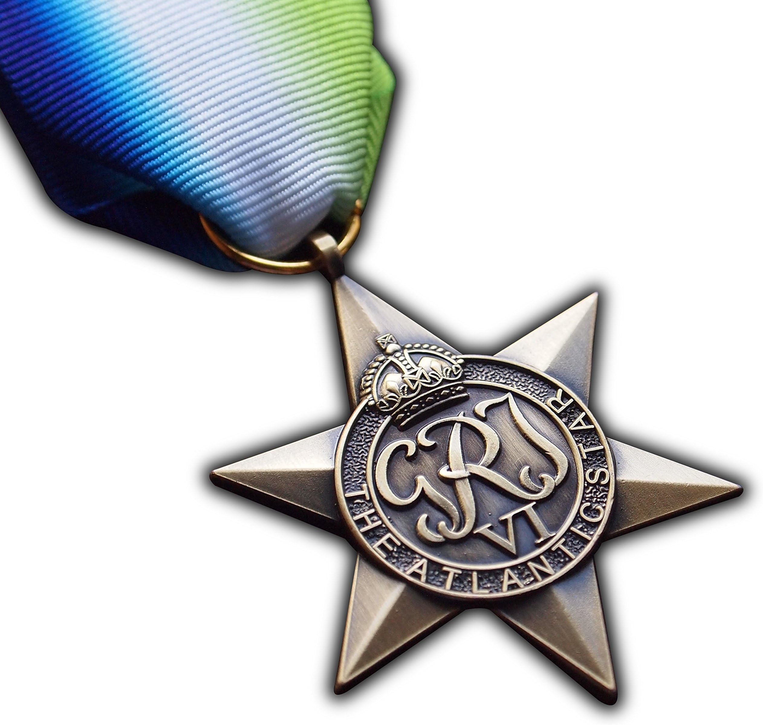 Atlantic Star Medal WW2 British Commonwealth Military Award Full Size Repro