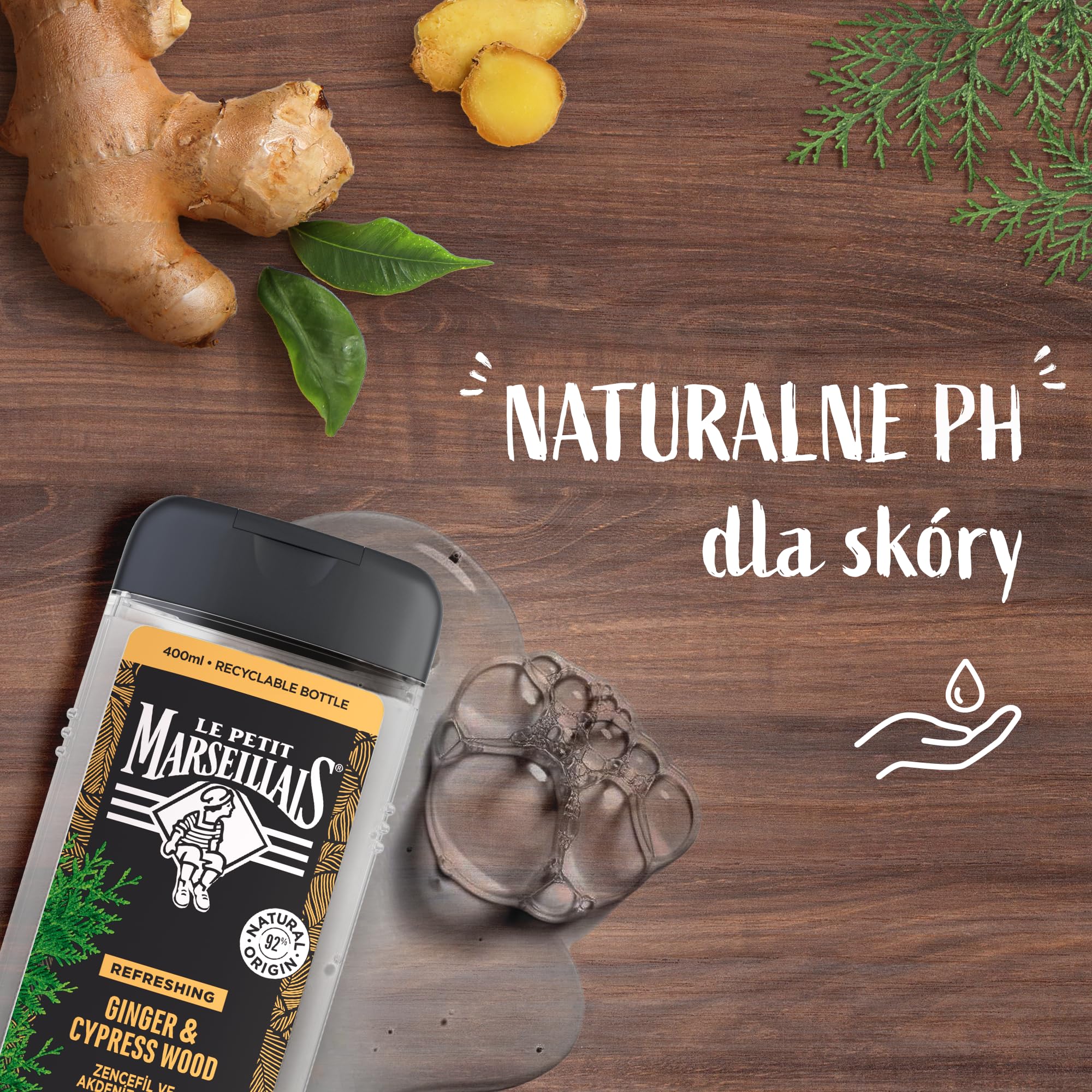 le petit marseillais duş jeli men serisi zencefil & akdeniz selvisi (400 ml)