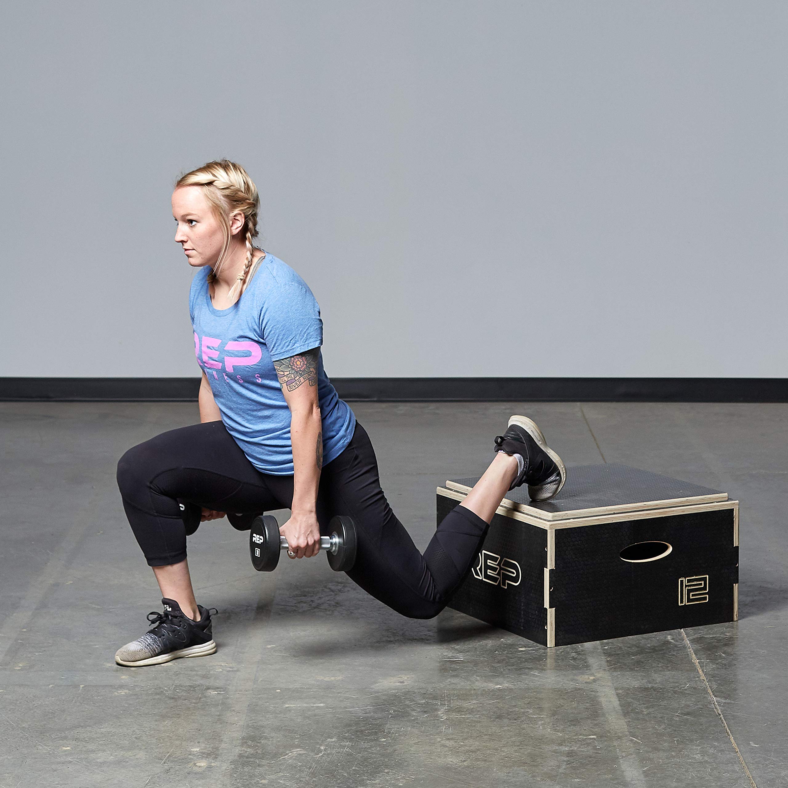 Stackable Wood Plyometric Box for Jump Training, Fitness and Conditioning 4