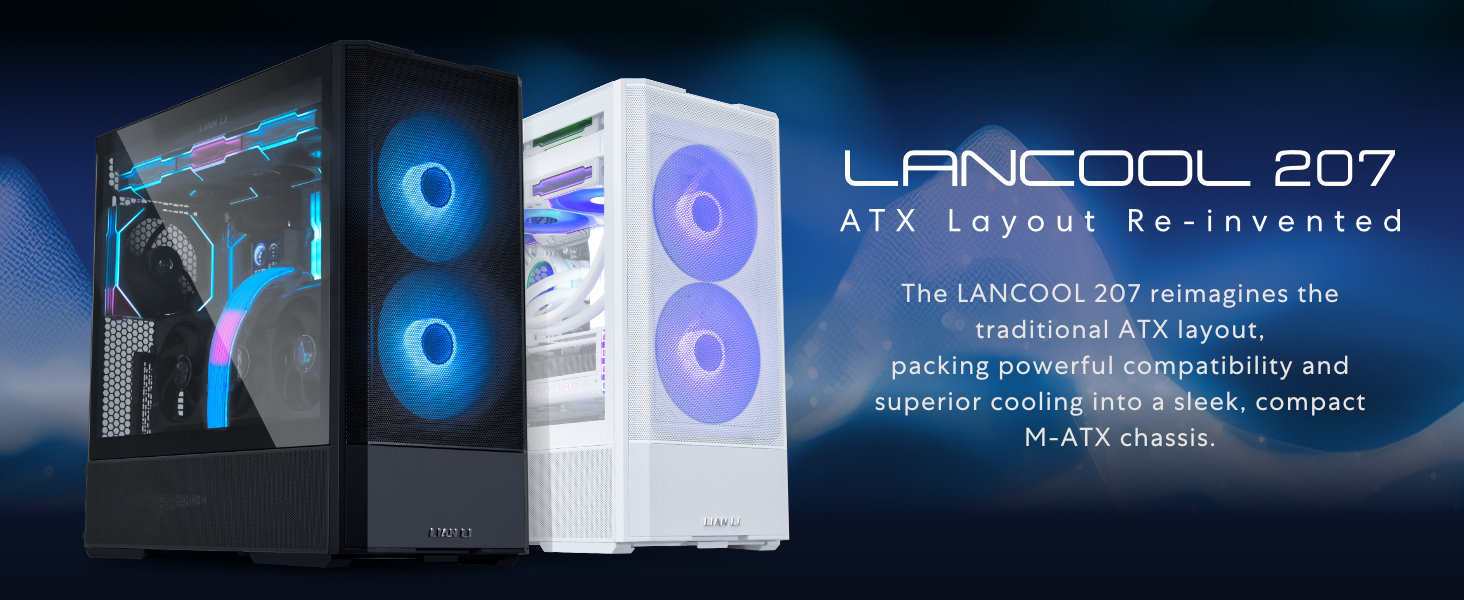 LIAN LI LANCOOL 207 RW - Capa para PC ATX, capa para computador