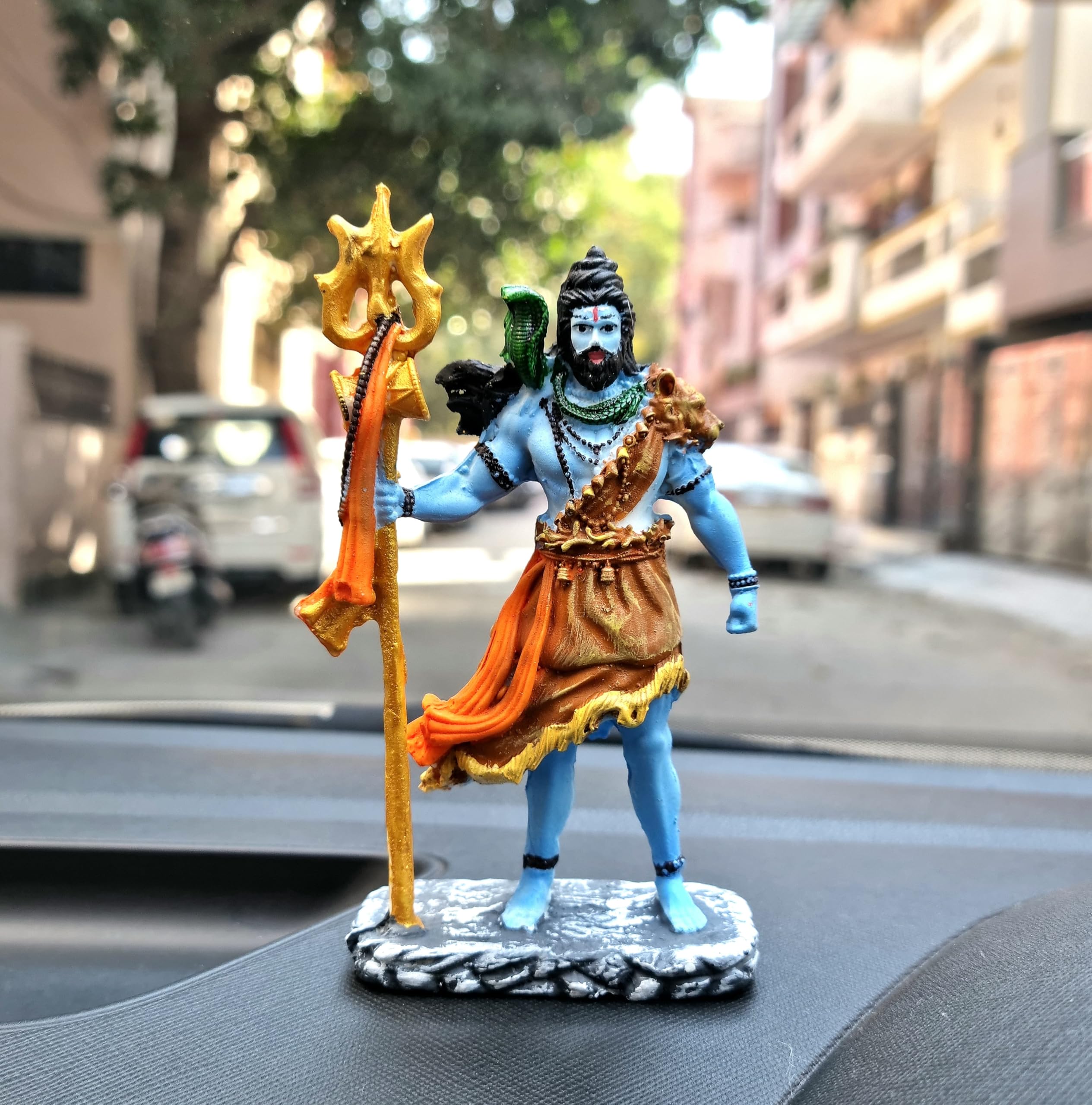 Buy RIANZ Resin Standing Lord Shree Shiv Ji Statue Good Luck Gift