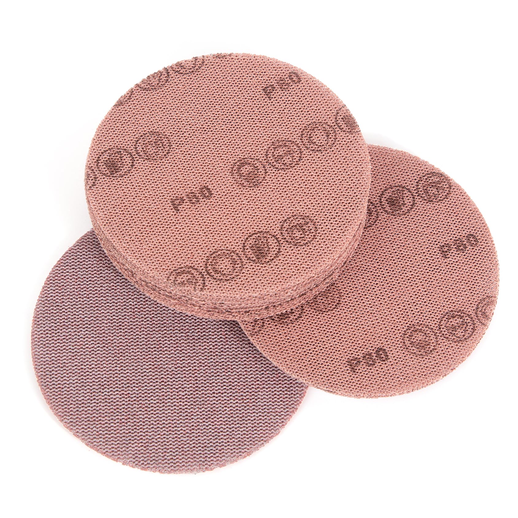 Kcmell 125mm Mesh Sanding Discs 80 Grit, 20Pcs 5 Inch Hook & Loop Sanding Pads, Dust Free Mesh Sanding Discs Pads Anti-Blocking Orbital Sander Discs Sandpaper for Grinding Polishing Car Wood Furniture