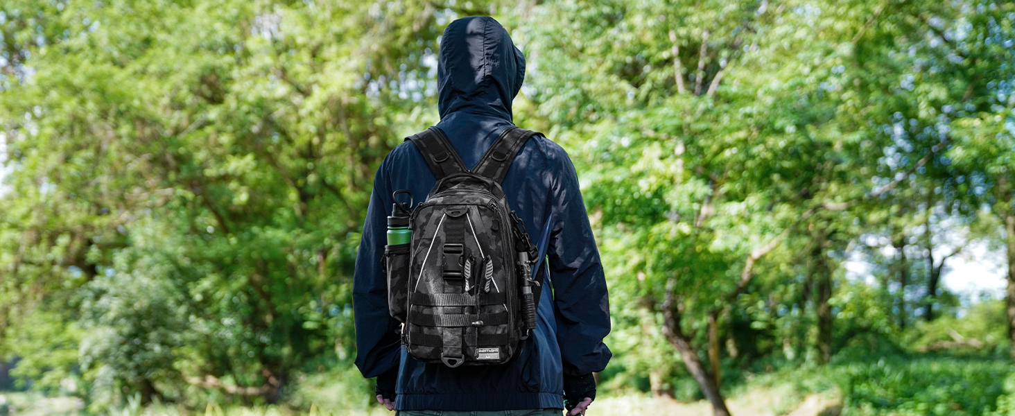 Amazon.com : Ghosthorn Fishing Backpack with Tackle Boxes, Fish