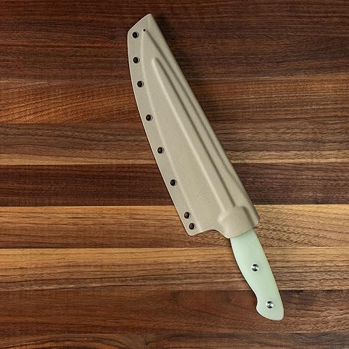 Miniatura 7 de Williams Knife Co. - Cuchillo de chef grande, hoja de acero Elmax de 9 pulgadas, herramienta culinaria versátil