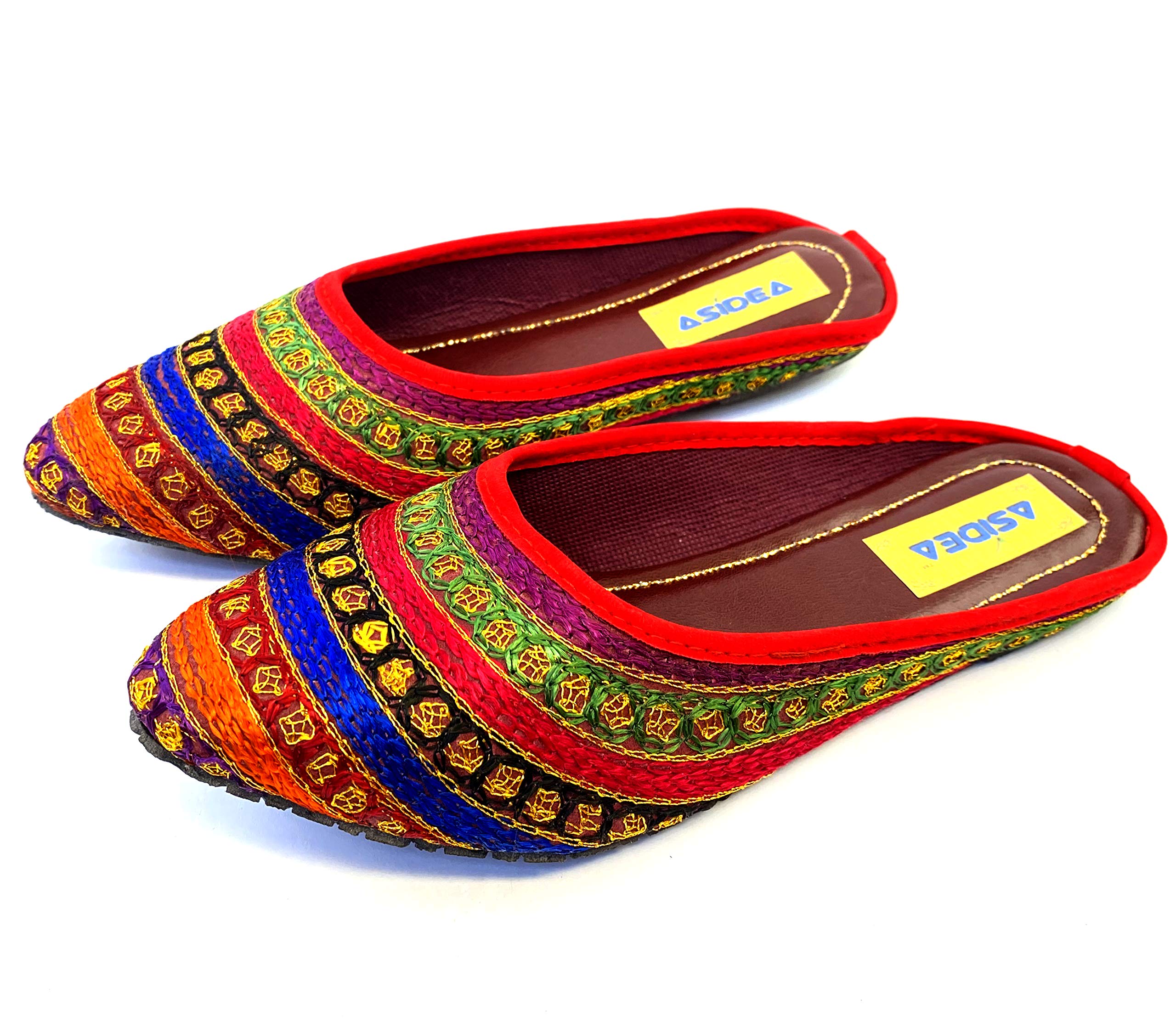 Jaipuri Mojari Rajasthani Jutti for Women and Girls | Ethnic Footwear for Women-image-48