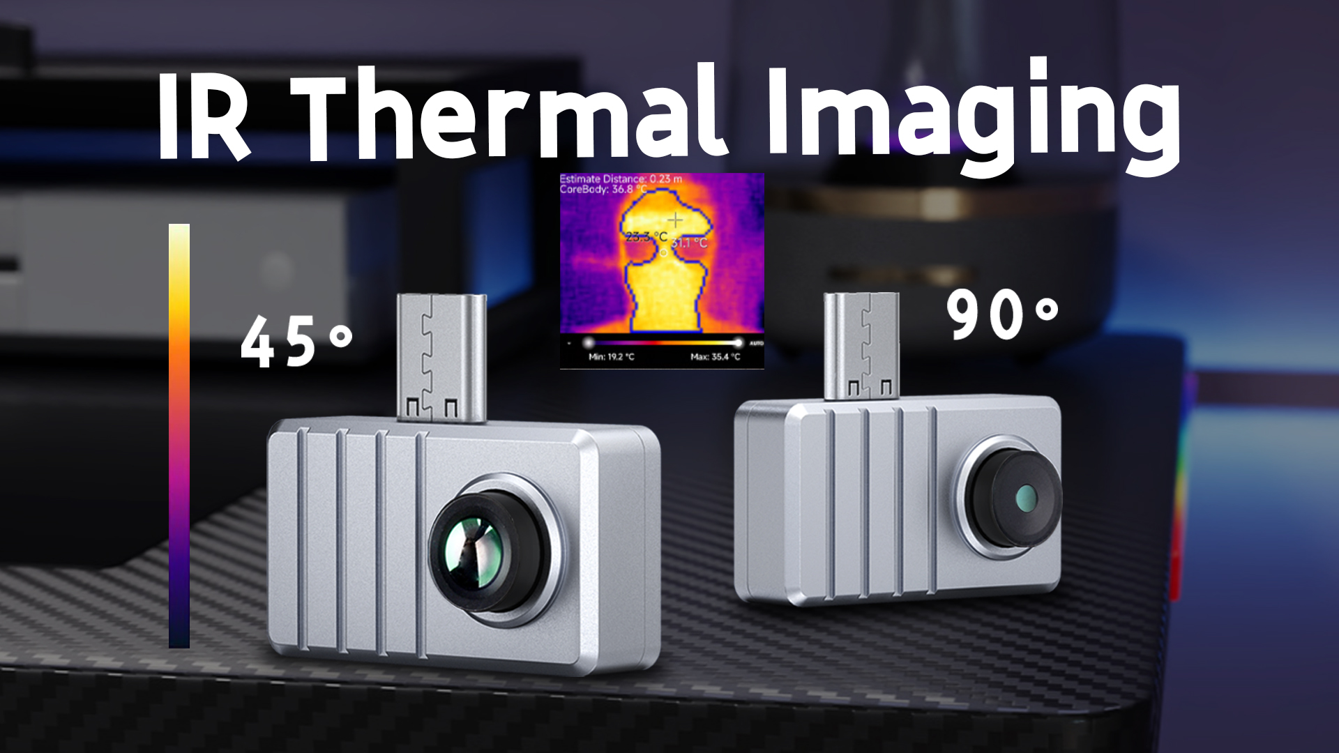 Amazon.com: Waveshare Smartphone IR Thermal Imaging Camera (B
