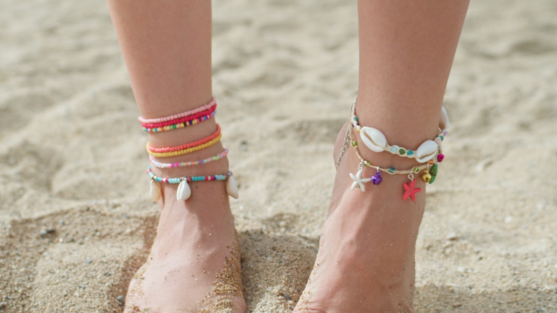 Cavigliera Bohémien Con Perline | Ceramica Morbida, Regolabile | Per Donne E Ragazze - Foto 3