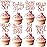 30PCS 85th Birthday Cupcake Toppers Glitter Eighty Five Happy 85 Straight Outta 1940 Cupcake Picks for Cheers to 85 Fabulous Birthday Anniversary Party Cake Decorations Supplies Rose Gold