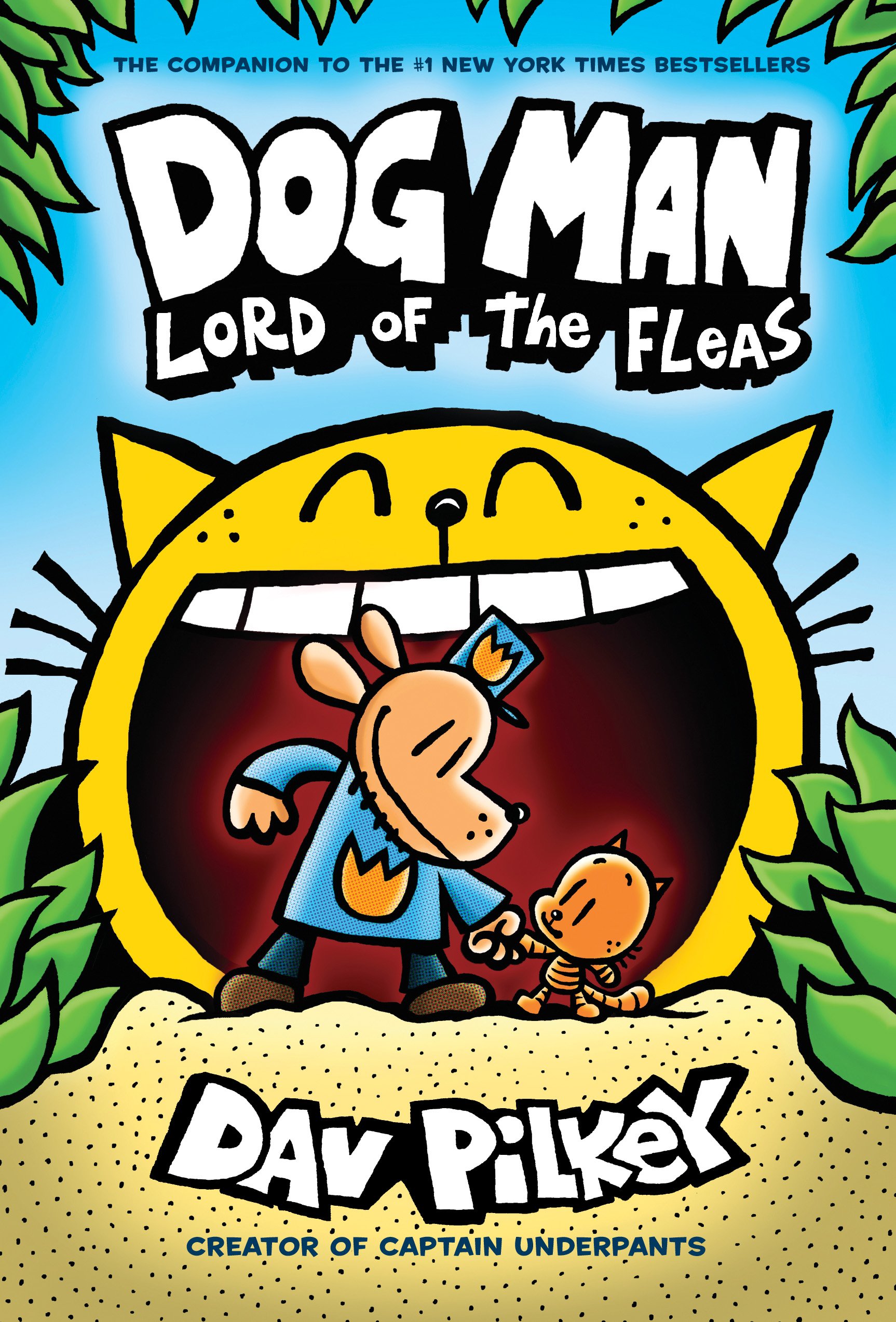 GRAPHIX Dog Man: Lord of the Fleas: A Novel (Dog Man #5): From the Creator of Captain Underpants (Library Edition): Volume 5