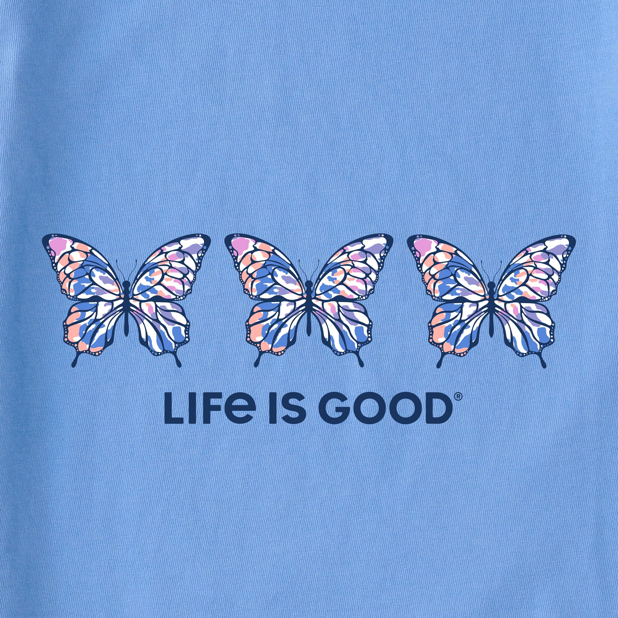 Life Is Good Crusher Thé Tie Dye Butterfly Crusher Thé Tie Dye Butterfly Femme