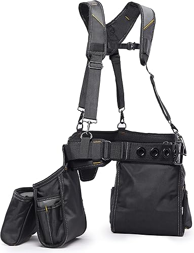 Miniatura 8 de ToughBuilt - Soporte de suspensión Pro Carpenter con bolsillos - Resistente, de lujo, calidad premium, duradero - Tamaño ajustable - (TB-302-6)