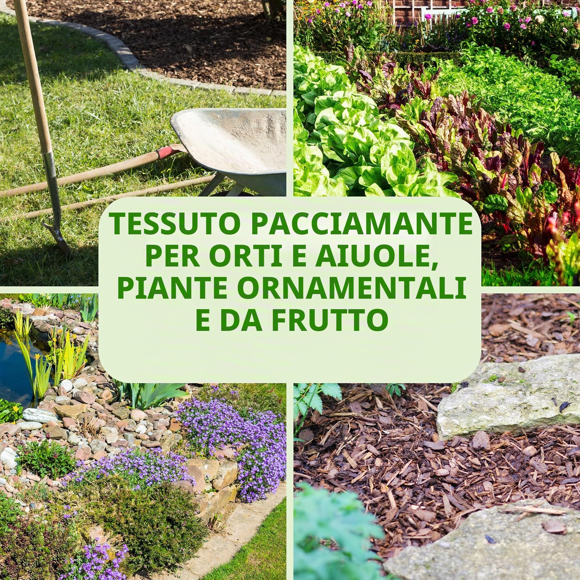 TTL GARDEN 150 g/m² Unkrautvlies 50 m² 1x50m Rotolo - impermeabile e extra resistente 50 x 1 m di larghezza Vlies per giardino su rotolo - Barriera antiradici UV-stabile per giardino Vlies contro le
