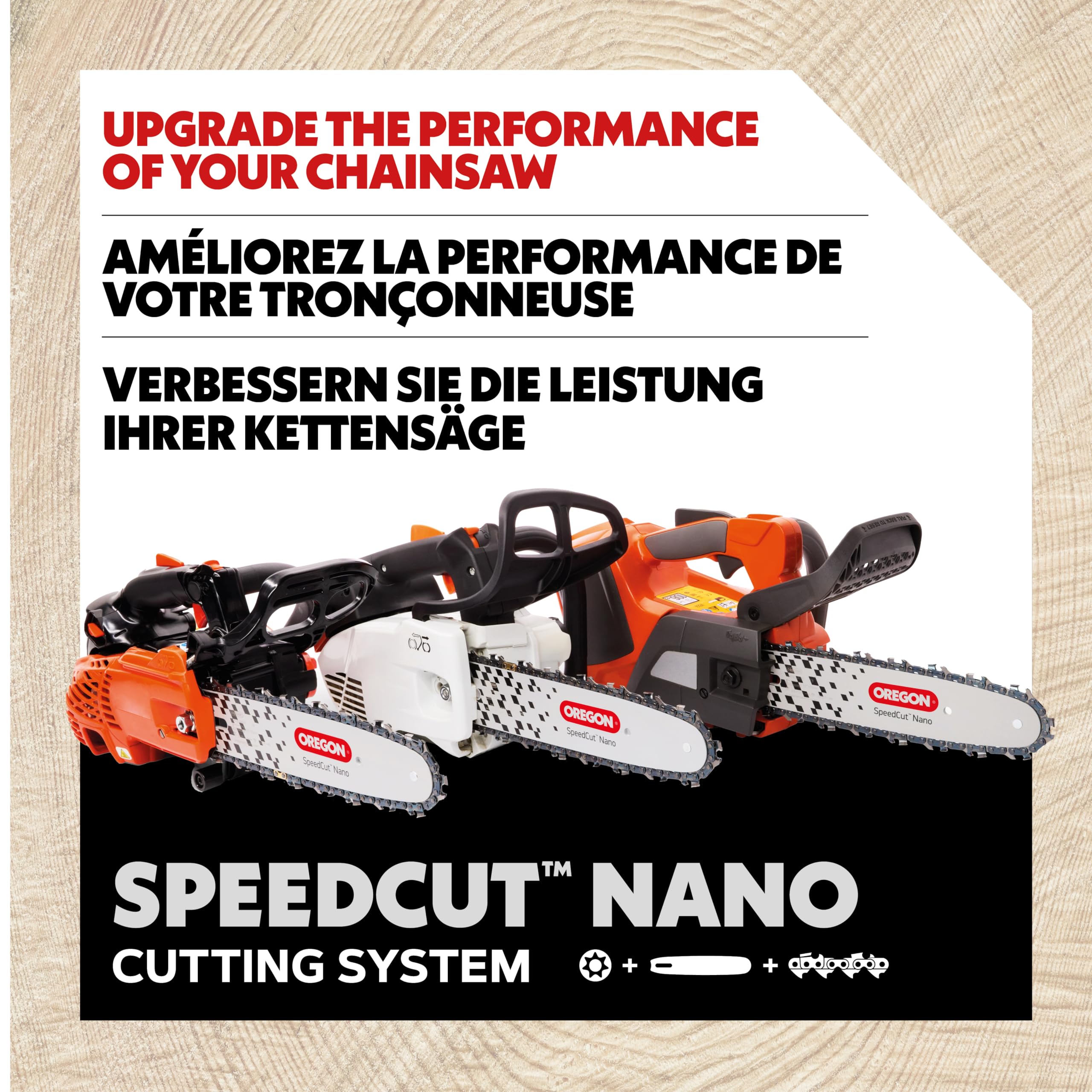 Oregon SpeedCut Nano Kit de Conversion pour Tronçonneuse
