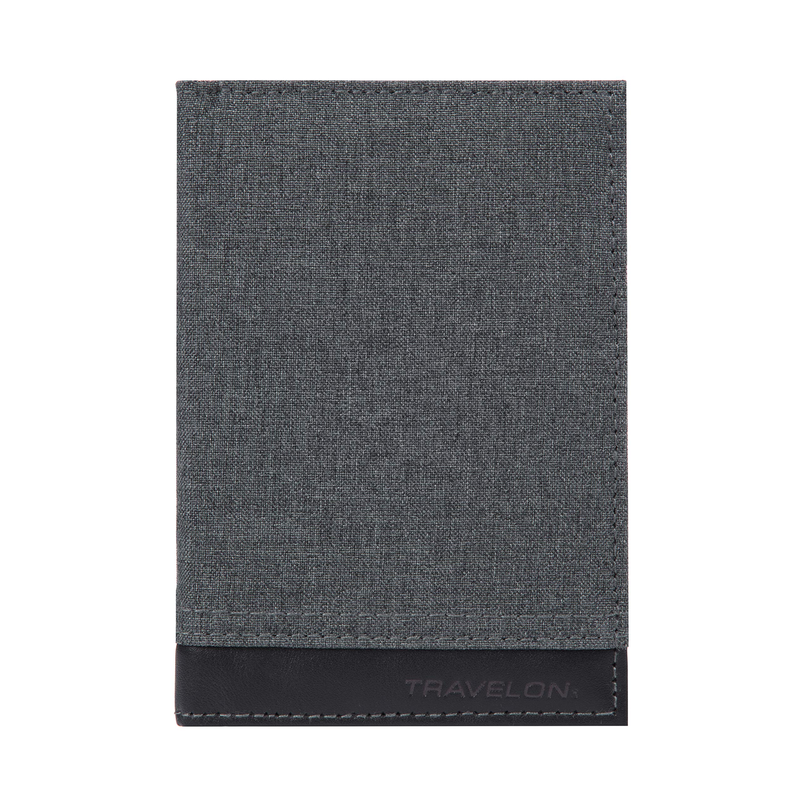 Rfid Blocking Passport Case Travel Wallet, Gray