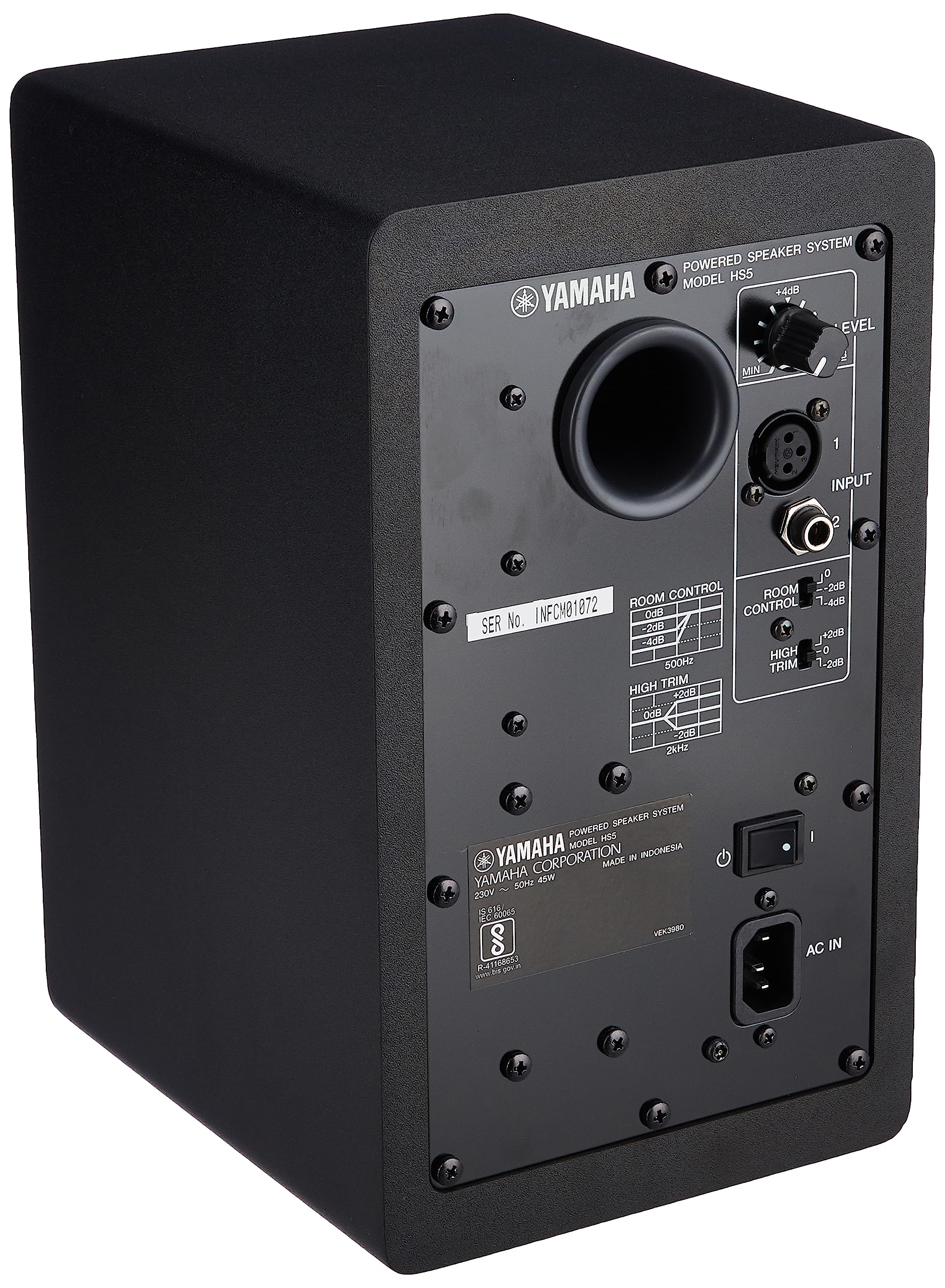 Yamaha HS5 スタジオモニタースピーカー HS5 Series Powdered Monitor Speaker : Amazon.in: Musical Instruments
