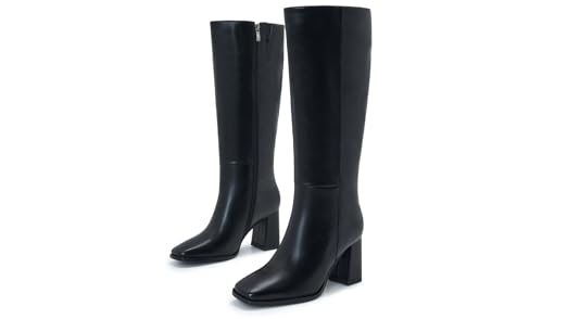 CAMINANDO/カミナンドKNEE HIGH BOOTS 38 Amazon.com | Crzidha Lace Up Knee High Boots for Women Flat