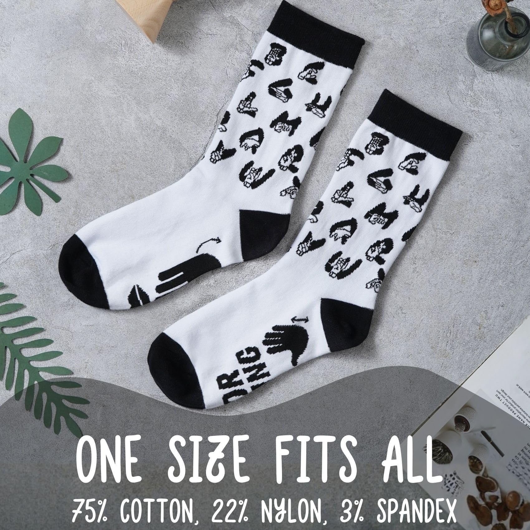 InnoBeta ASL Gifts for Women, Thoughtful Present for Deaf Friends, ASL Teachers & Interpreters, American Sign Language Design for Daily Wear
