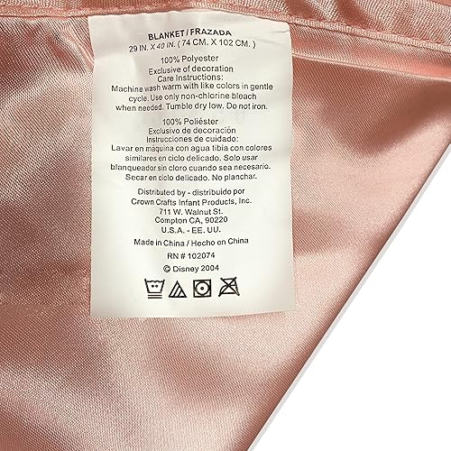 Miniatura 2 de Manta de princesa Ariel, Bella, Cenicienta y Blancanieves (rosa)