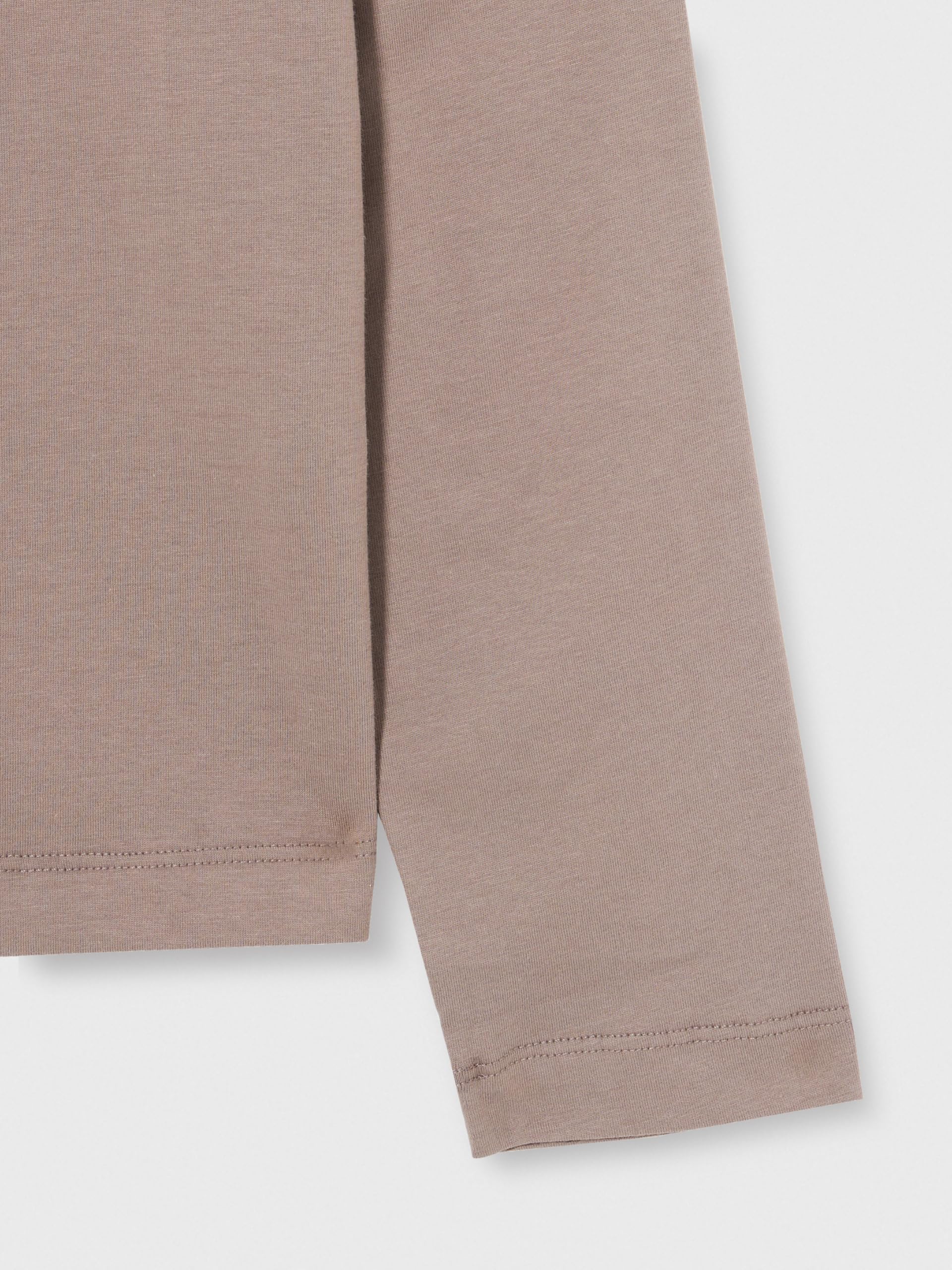 Armani Exchange Icon Project, Embroidered Logo, Long Sleeve Camiseta Hombre (Pack de 1)
