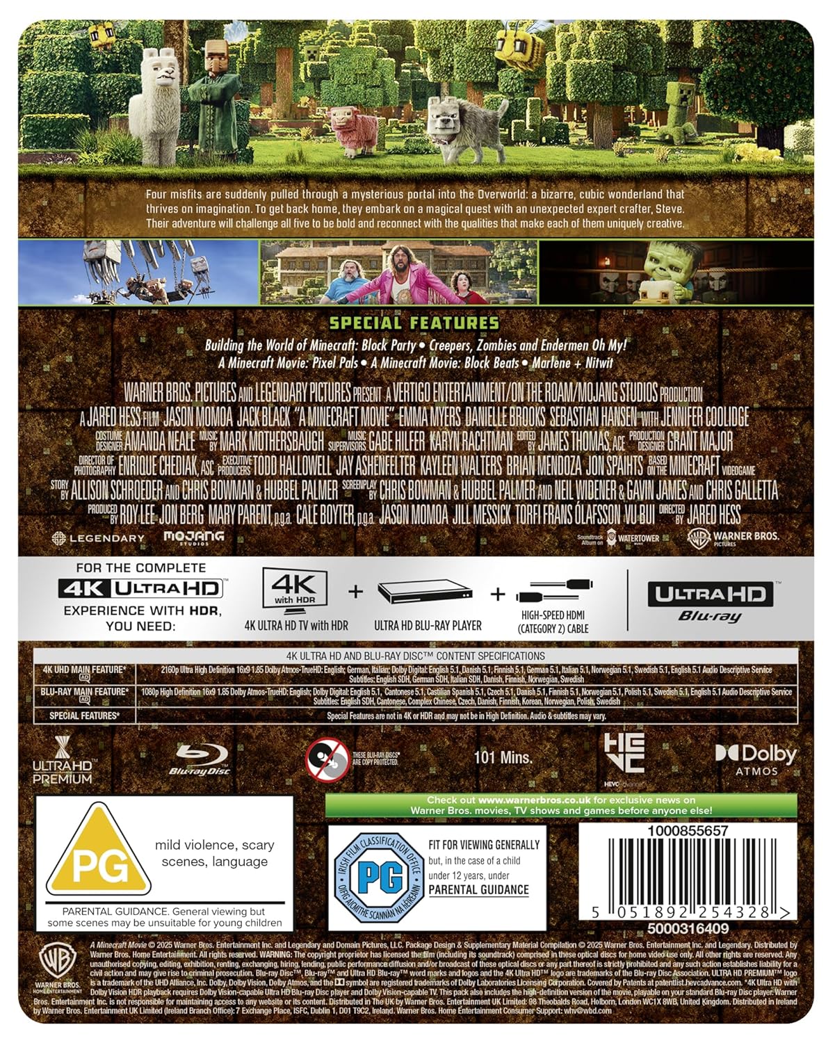 Minecraft Portal Steelbook [4K Ultra HD] [2025]