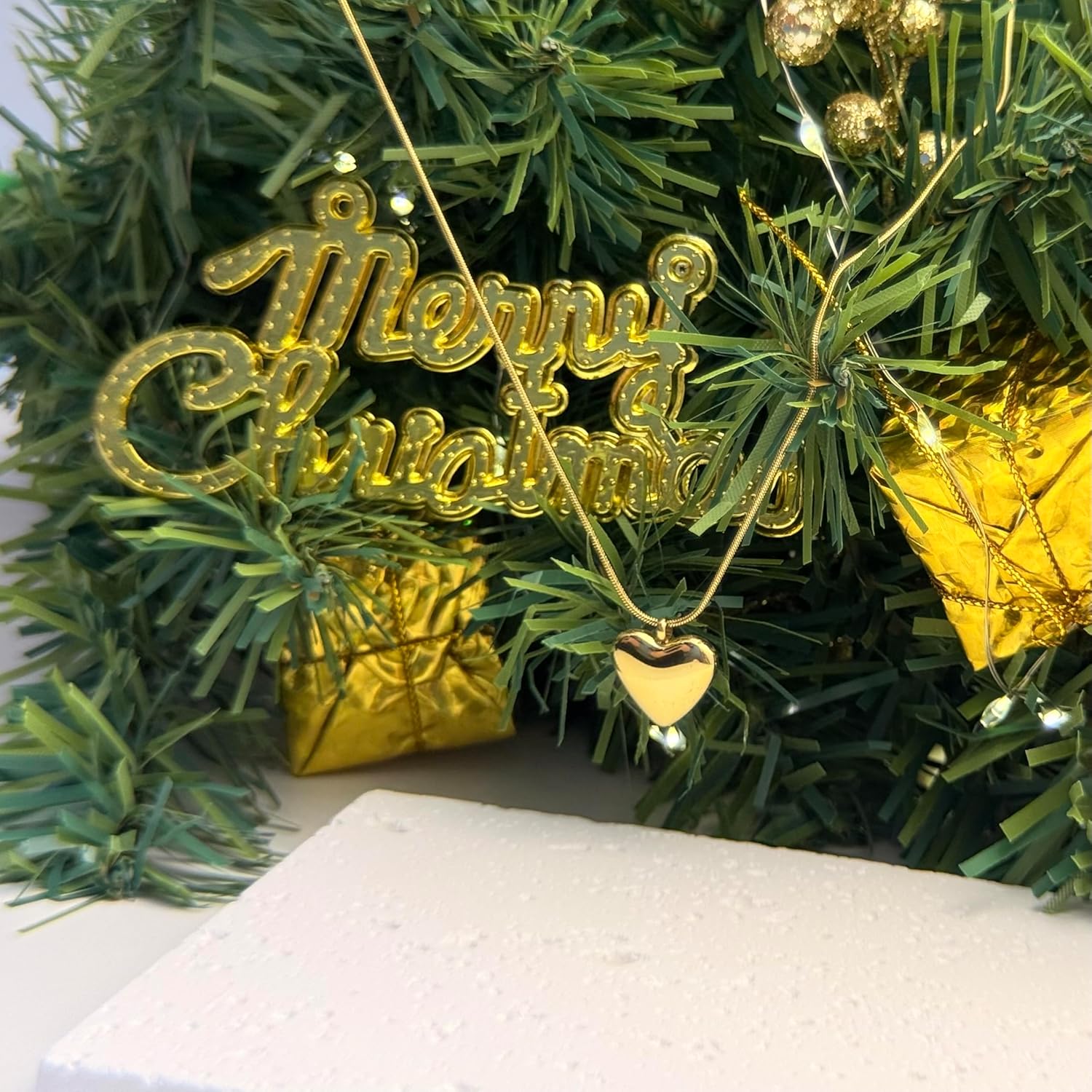 Vivid Echo 18k Gold Plated Heart Pendant Necklace for Women, Elegant Dainty Jewelry with Gift Box, Gift for Parties and Special Occasions - Image 3