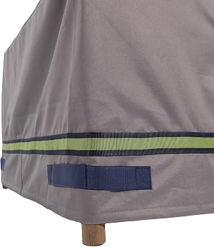 DUCKCOVERS Soteria Waterproof 56 Inch Rectangular Fire Pit Cover, Outdoor Firepit Cover