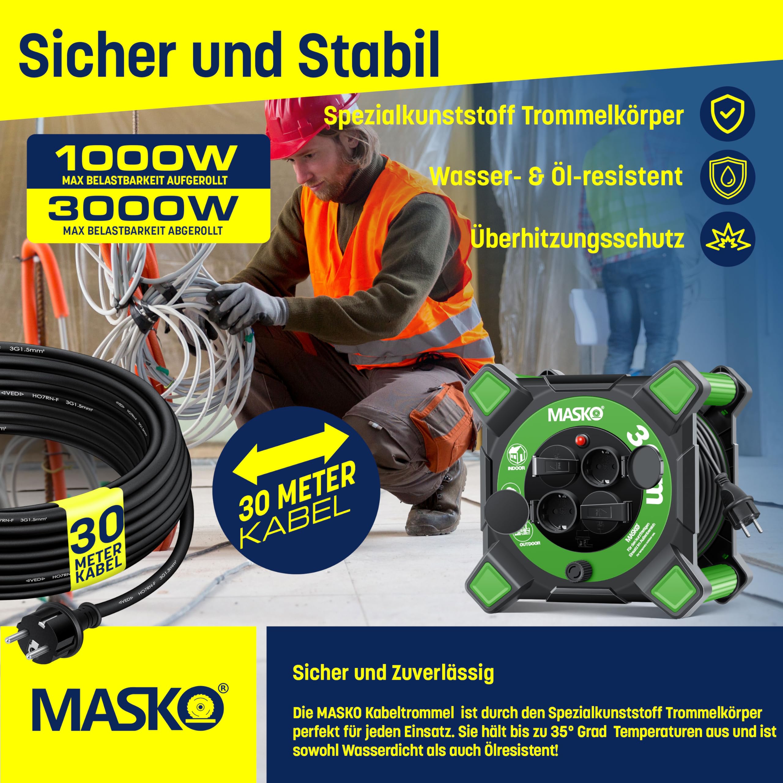 Nieuw - Kabelhaspels / Stroomkabelbeheer