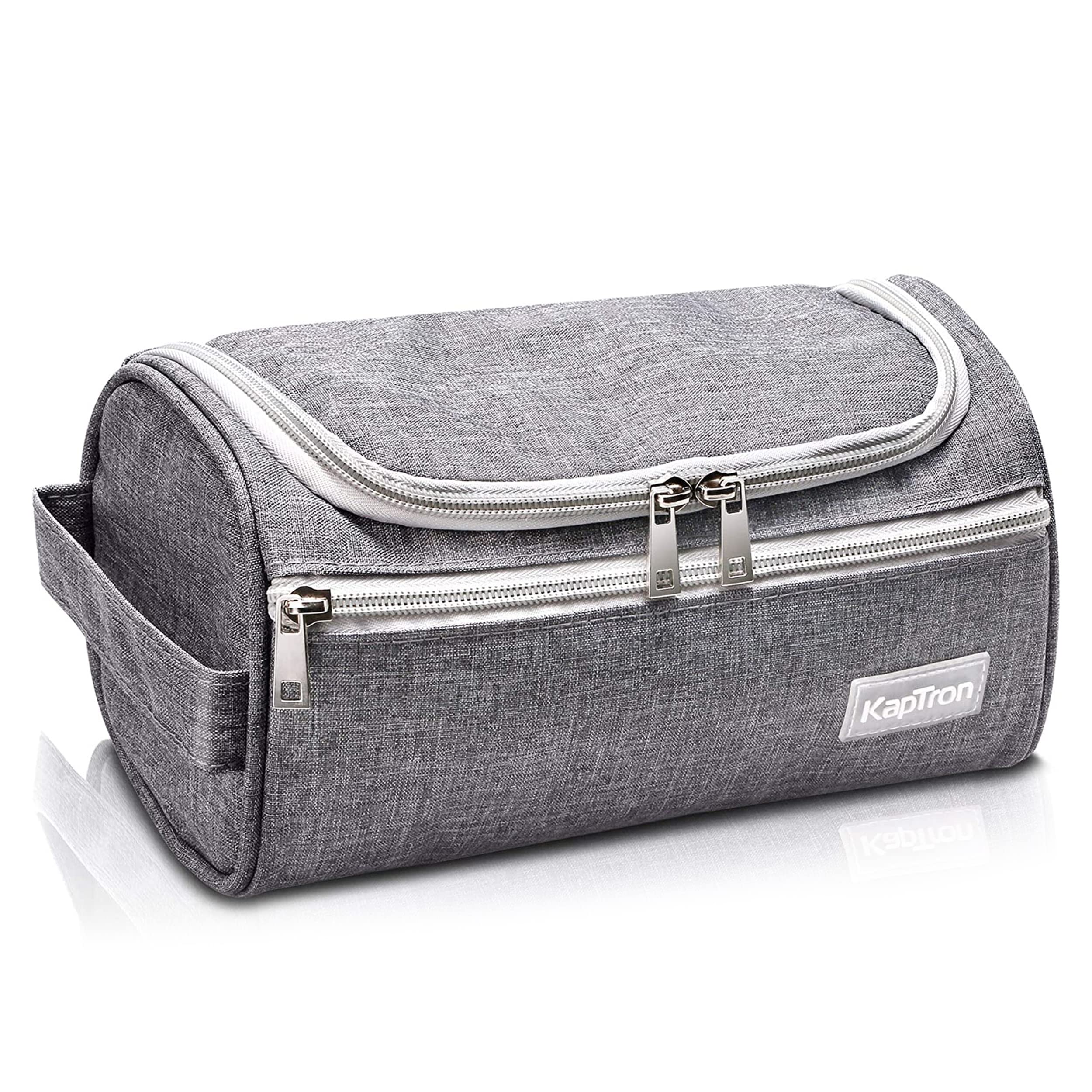 Travel Toiletry Bag – Small Portable Hanging Cosmetic Organizer for Men Women, Makeup, Toiletries, Hygiene Accessories, Shaving Kit, Clippers and Grooming Tools, Waterproof, Bathroom, Shower, Gym