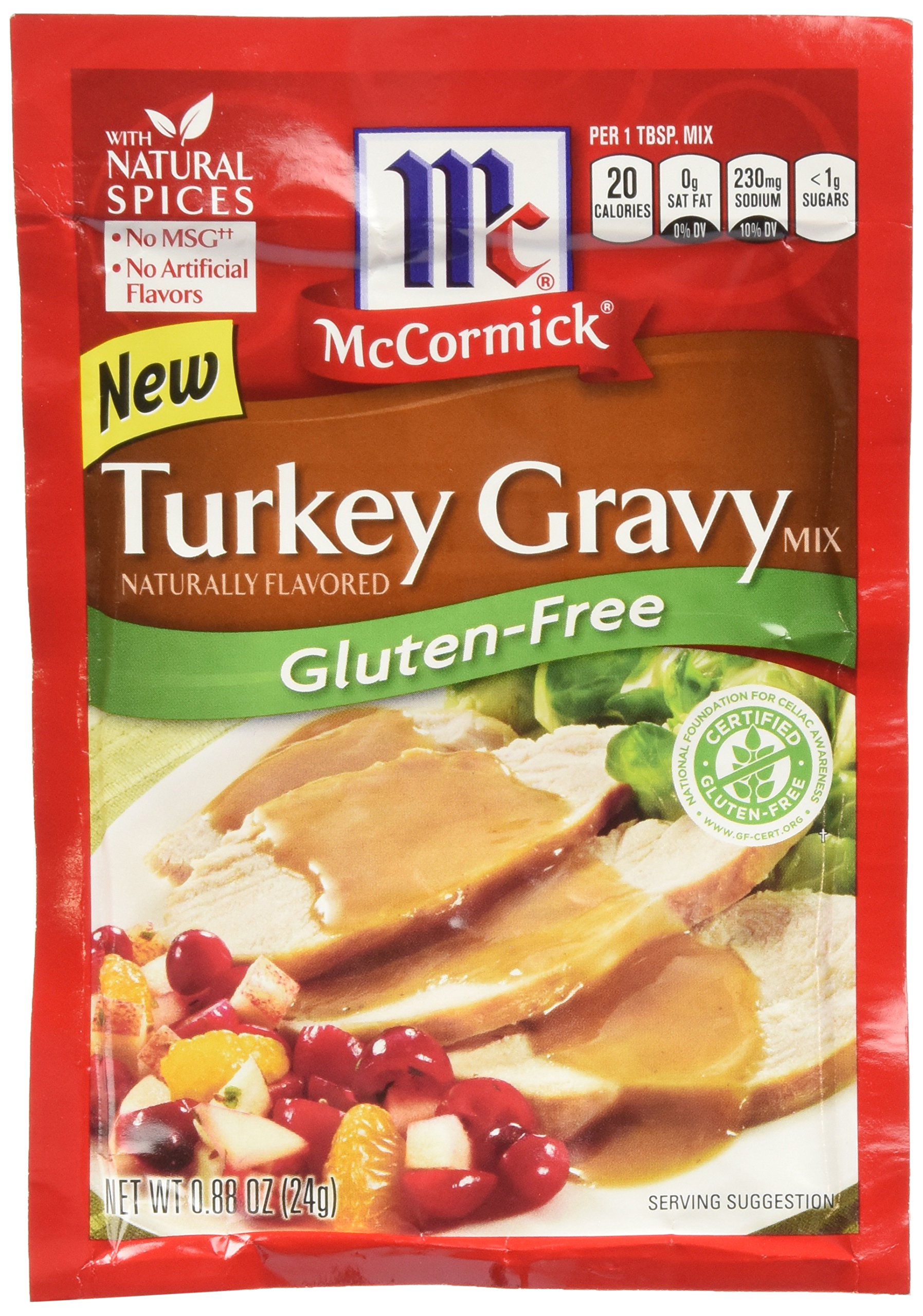 McCormick Turkey Gravy Mix, Gluten Free, 0.88 OZ
