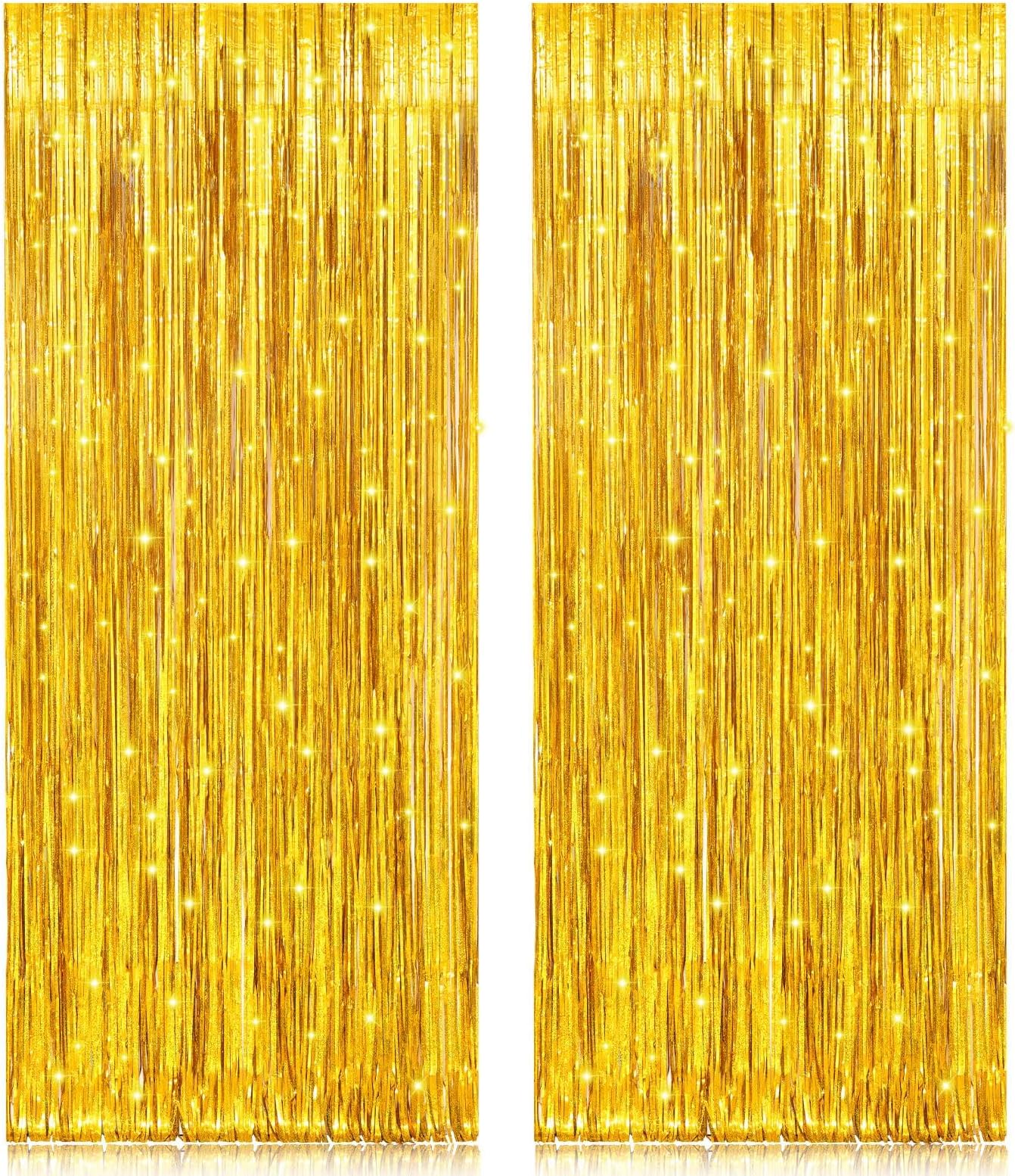 Gold Fringe Curtain Backdrop