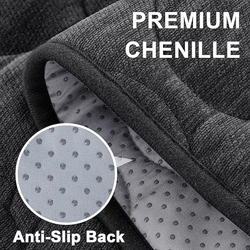 Miniatura 3 de Turquoize Fundas antideslizantes para sofá para mascotas, lavable, acolchada con textura de felpilla, funda protectora para sofá, apta para