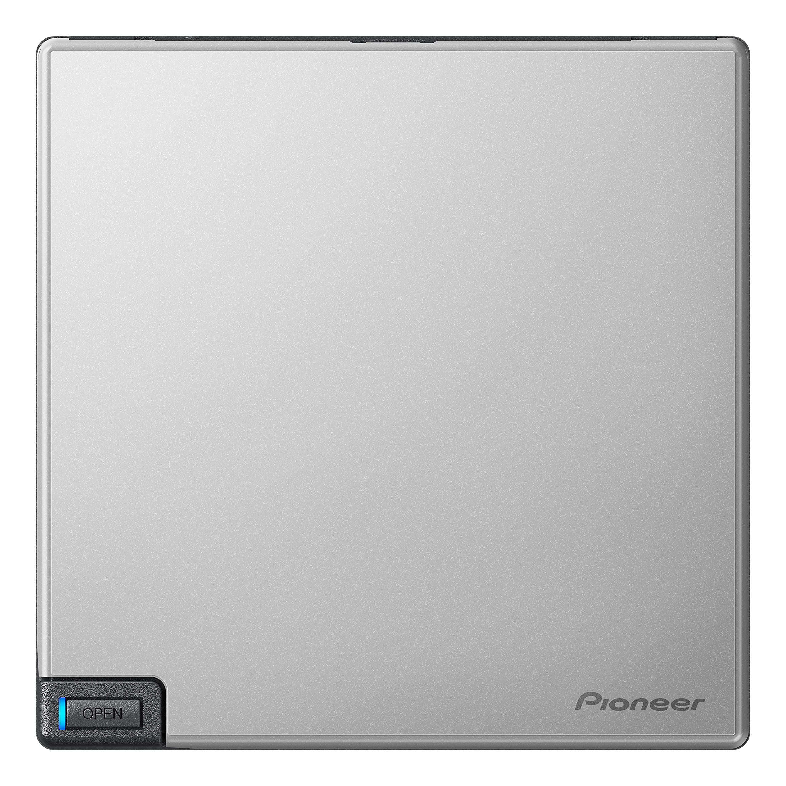 Pioneer Externes Blu-ray-Laufwerk BDR-XD08TS, USB 3.2 Gen1 (USB-Typ-C) / 2.0, schlanker tragbarer BD/DVD/CD-Brenner