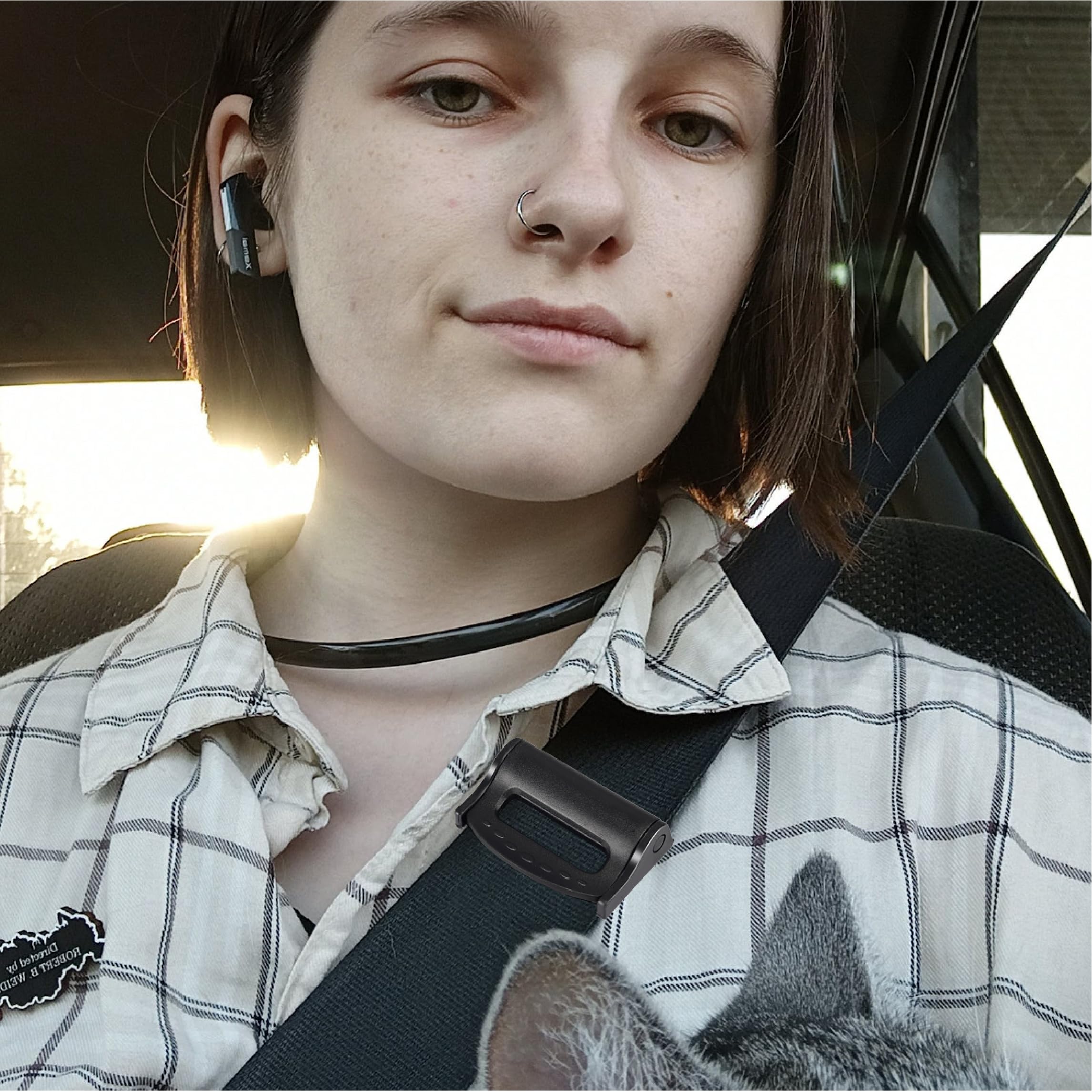 4 Pièces Butée Ceinture de Sécurité Siège Voiture - Pinces Ajusteur Ceinture - Clips pour Se Détendre