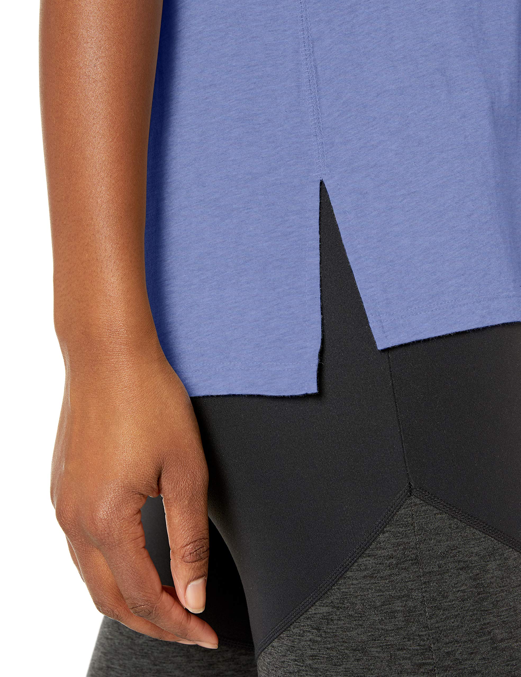 Amazon Essentials Mujer Camiseta de Yoga sin Mangas de Corte Holgado de Algodón Suave (Disponible en Tallas Grandes) — view 3