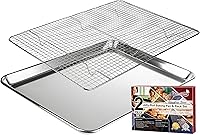Vista 12 de KITCHENATICS Juego de 2 bandejas para hornear de tamaño rollo de gelatina, hojas de aluminio de alta calidad para asar y hornear, sartenes