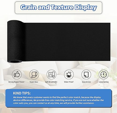 Miniatura 2 de KING MOUNTAIN Cinta de reparación de lona, parche de engranajes para exteriores, 4 x 63 pulgadas, impermeable, autoadhesiva para reparar cubiertas