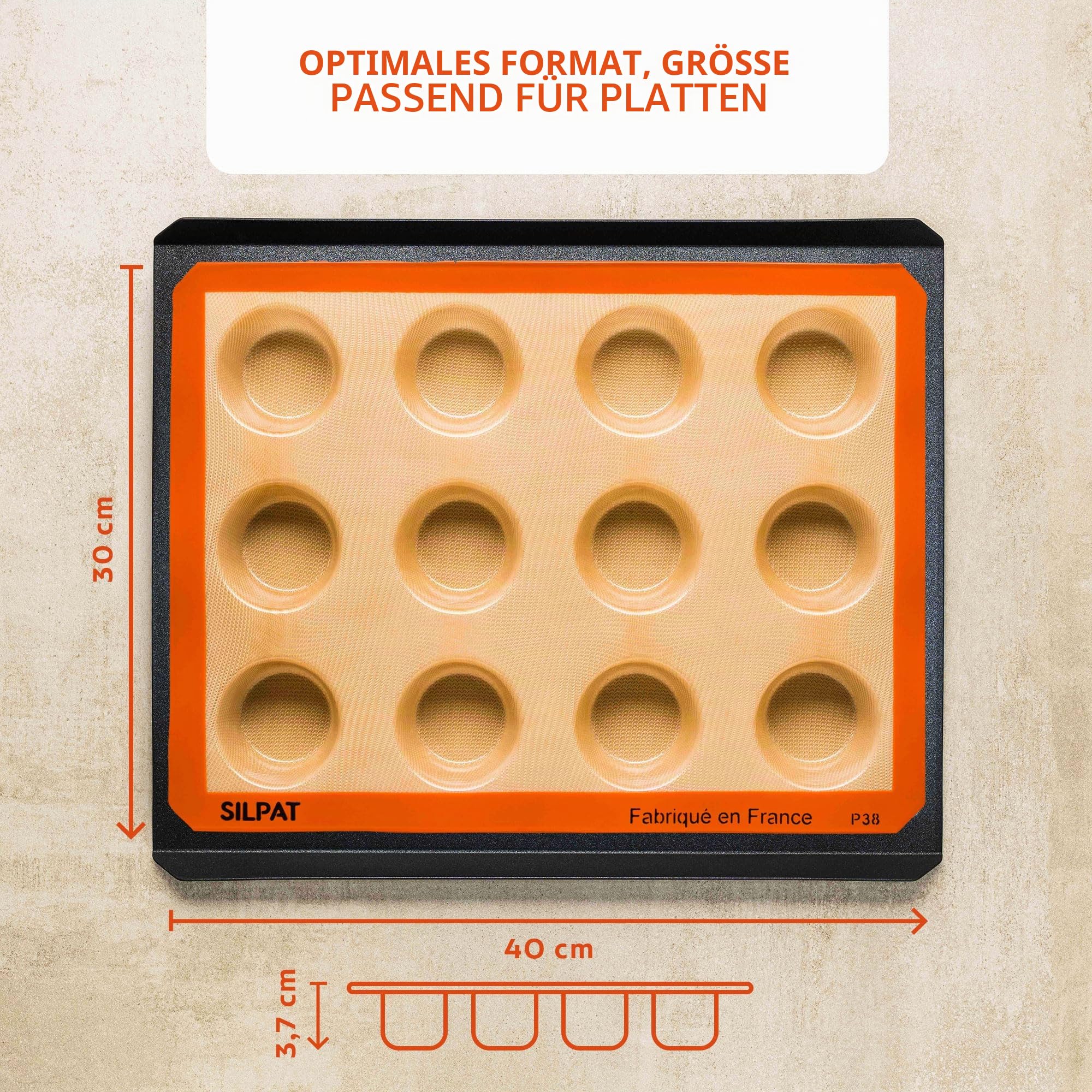 Silpat Die originale perfekte Muffinform