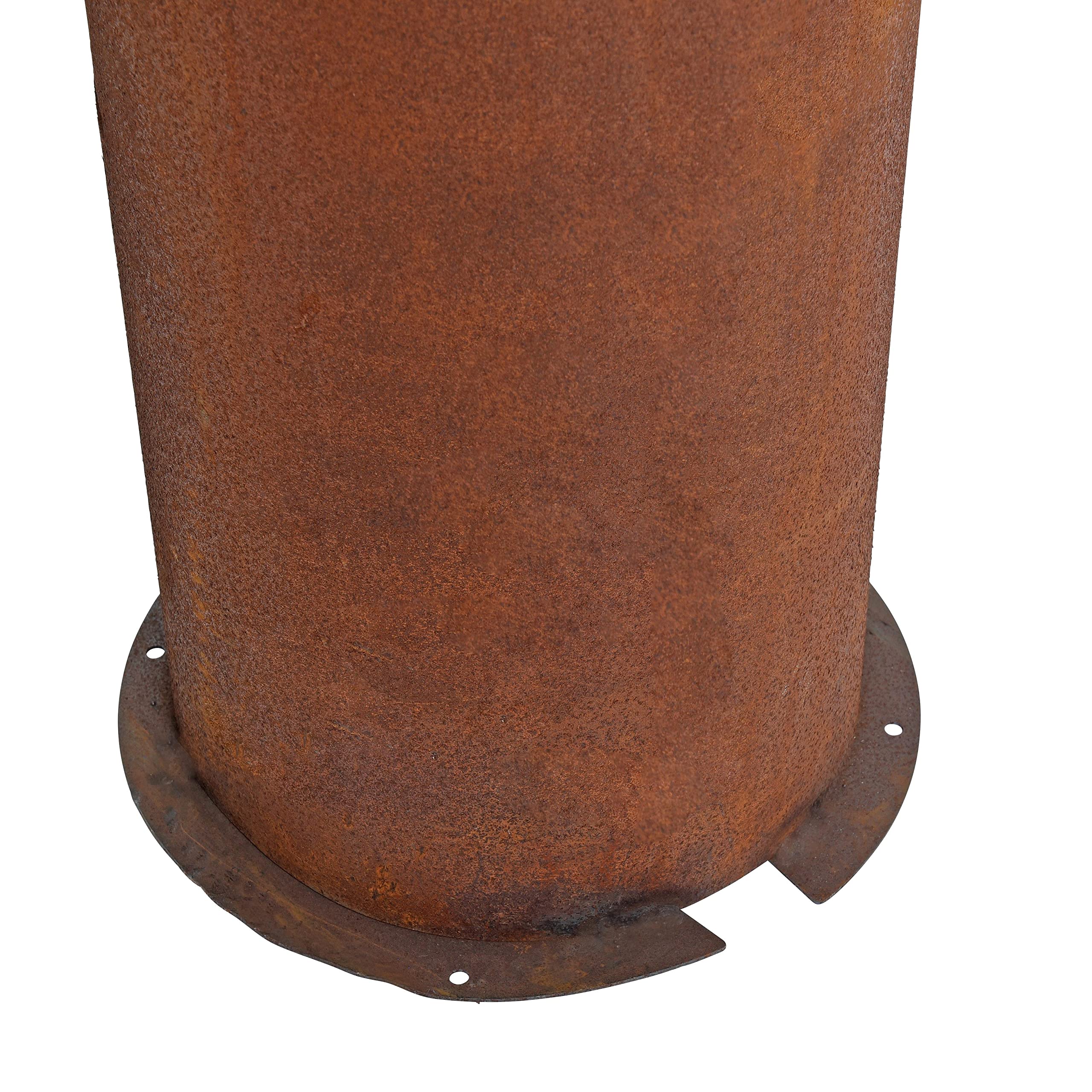 ESTEXO Dekosäule Rostsäule Gartendeko 120 + 150 cm Set Edelrost Säule Pflanzsäule Rost Garten Blumensäule