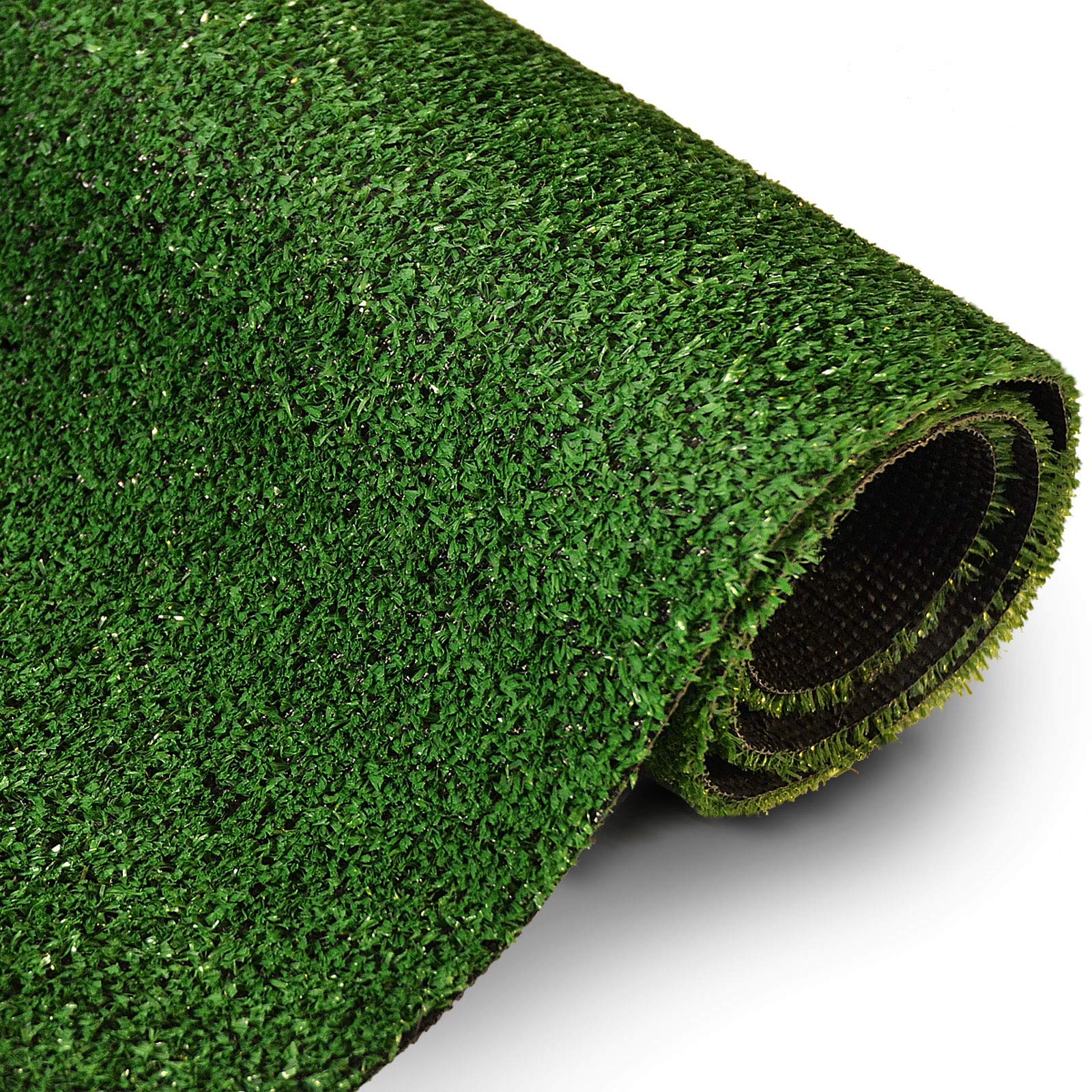 Floordirekt | Spring | Rouleau de Gazon Synthétique - Certifié Oeko-Tex Standard 100 - Parfait pour Balcon, Terrasse et Jardin - Résistant aux UV et aux Intempéries - 100 x 200 cm | 7mm, Vert