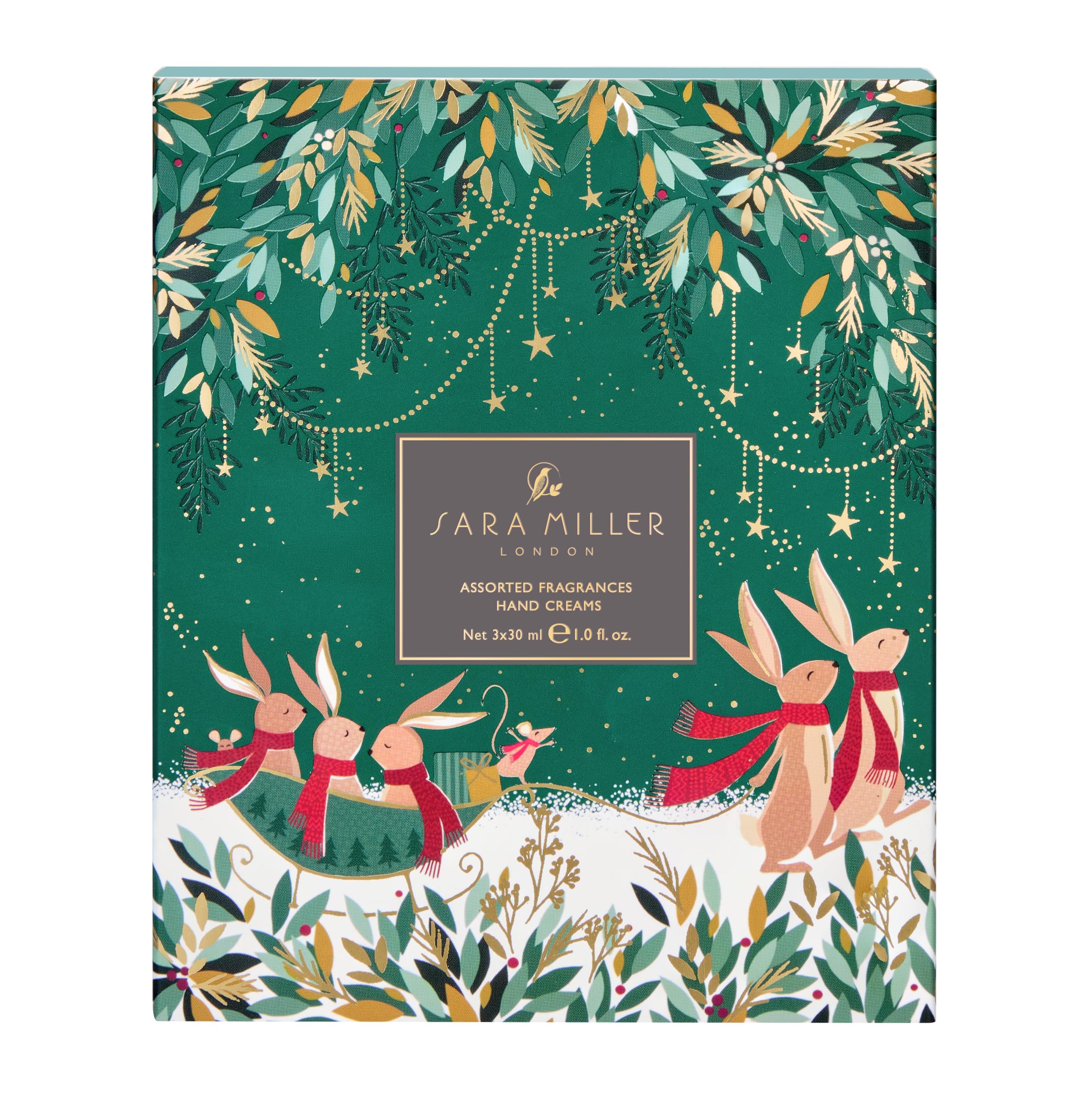 Sara Miller Beauty Hand Cream 3x 30ml, Moisturiser Leaving Hands Soft and Scented, Mango Butter, Fig Leaf, Travel Size - Image 2