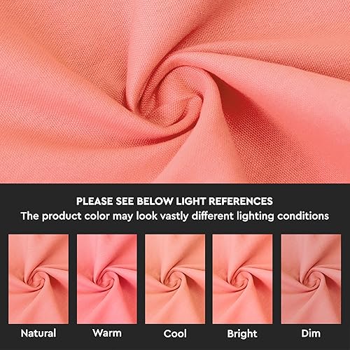 Vista 13 de Encasa XO Juego de 12 servilletas de tela color azul cobalto, 17 x 17 pulgadas, servilletas de cena de algodón de color sólido, servilletas de boda