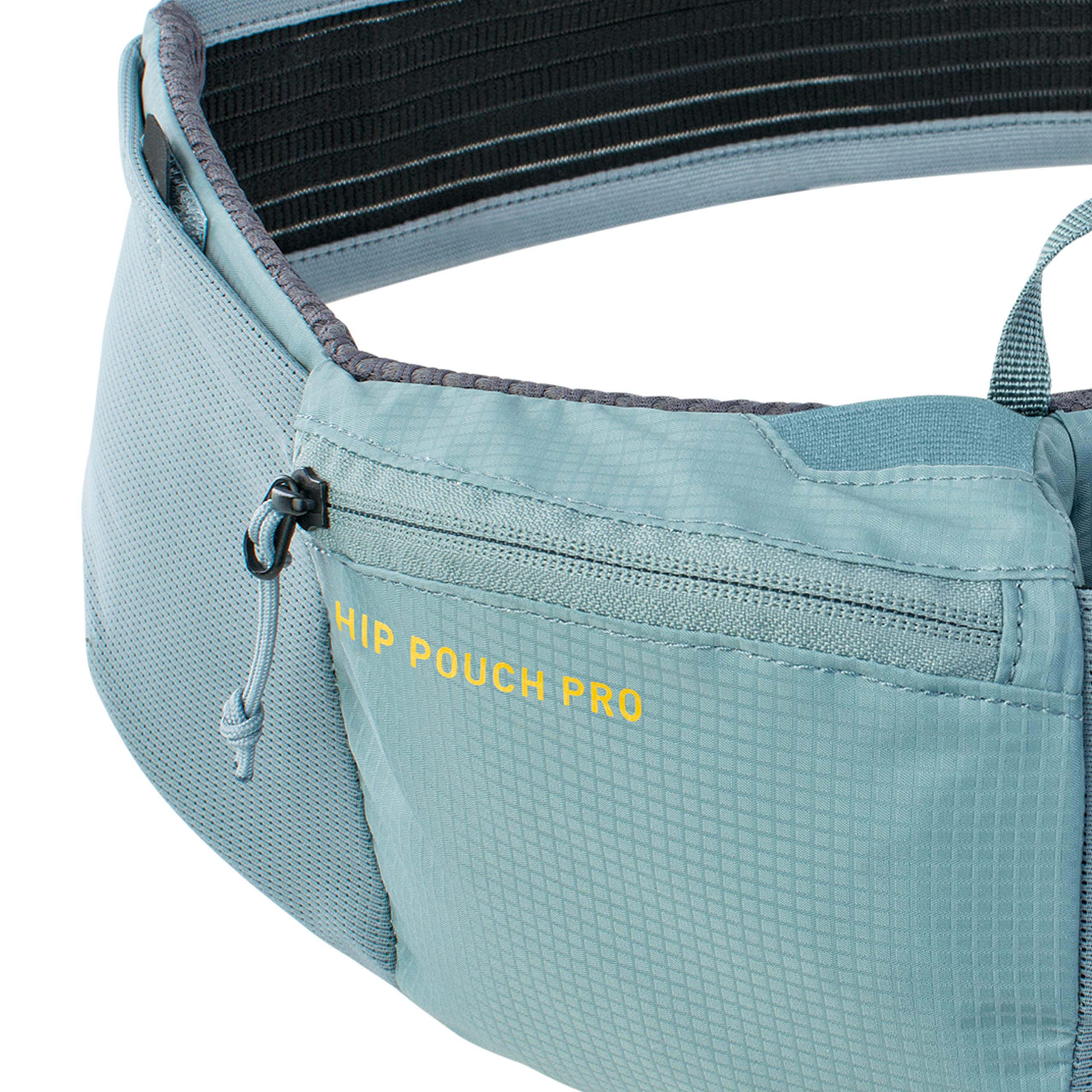 EVOC Hip Pouch Pro Sacoche Ventrale Sacoche Ventrale pour Les randonnées à vélo et Les sentiers (capacité de 1,5l, y Compris 550 ML Drink Bottle, 2 Poches de Ceinture Ventrale), Gris Acier