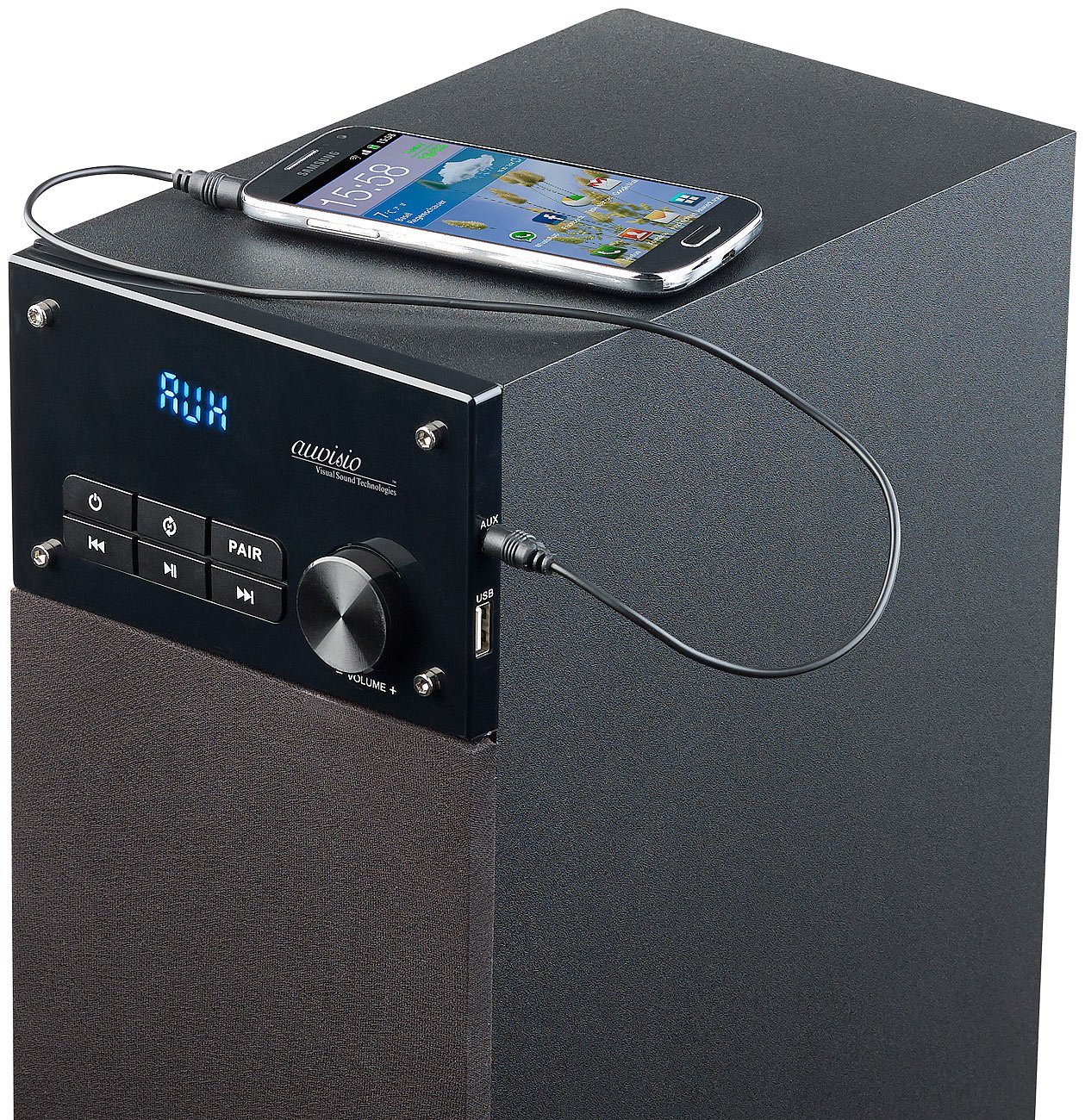 Tour haut-parleur multiroom 2.1 wifi / bluetooth 160 W MSX-280.bt [Auvisio]
