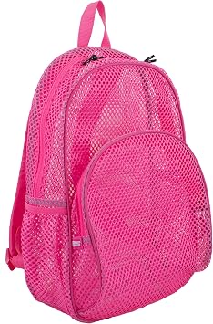 Amazon.com: Eastsport, mochila Bungee de malla, con tirantes acolchados,  Rosado), 113960-ENR : Ropa, Zapatos y Joyería