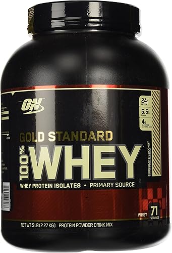Miniatura 1 de Optimum Nutrition 100 proteína de suero de leche Gold Standard Double Rich Chocolate 2 libras s