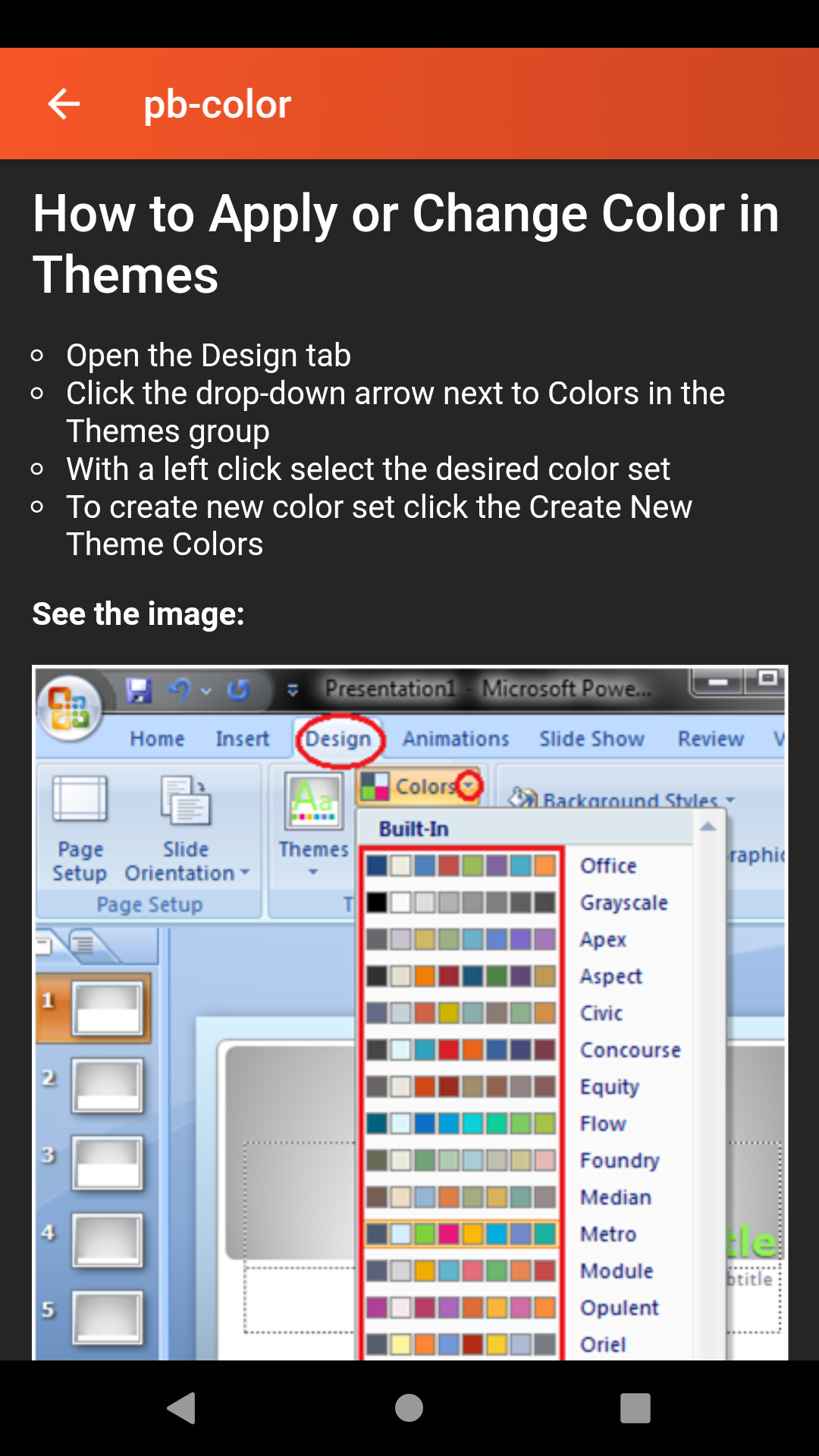 Ms Powerpoint App Examples Guide for MS PowerPoint - App on Amazon Appstore