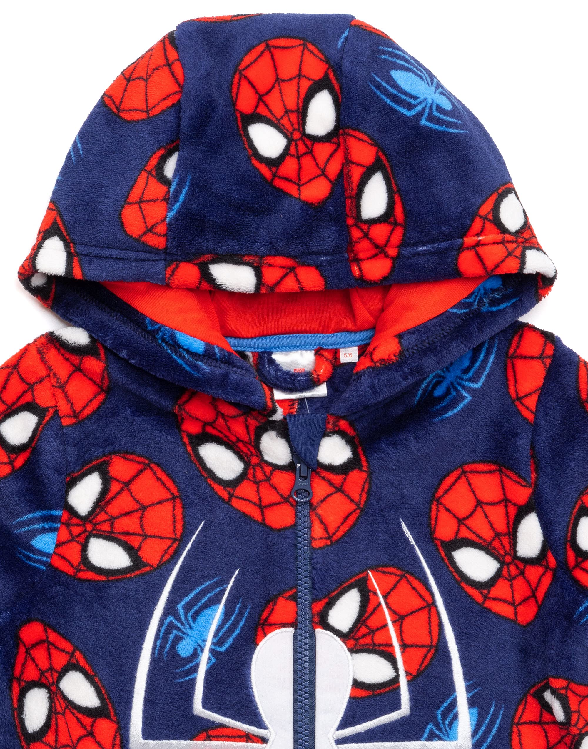Marvel Spider-Man Onesie Pijamas Boys Kids Superhero Ofich PJS