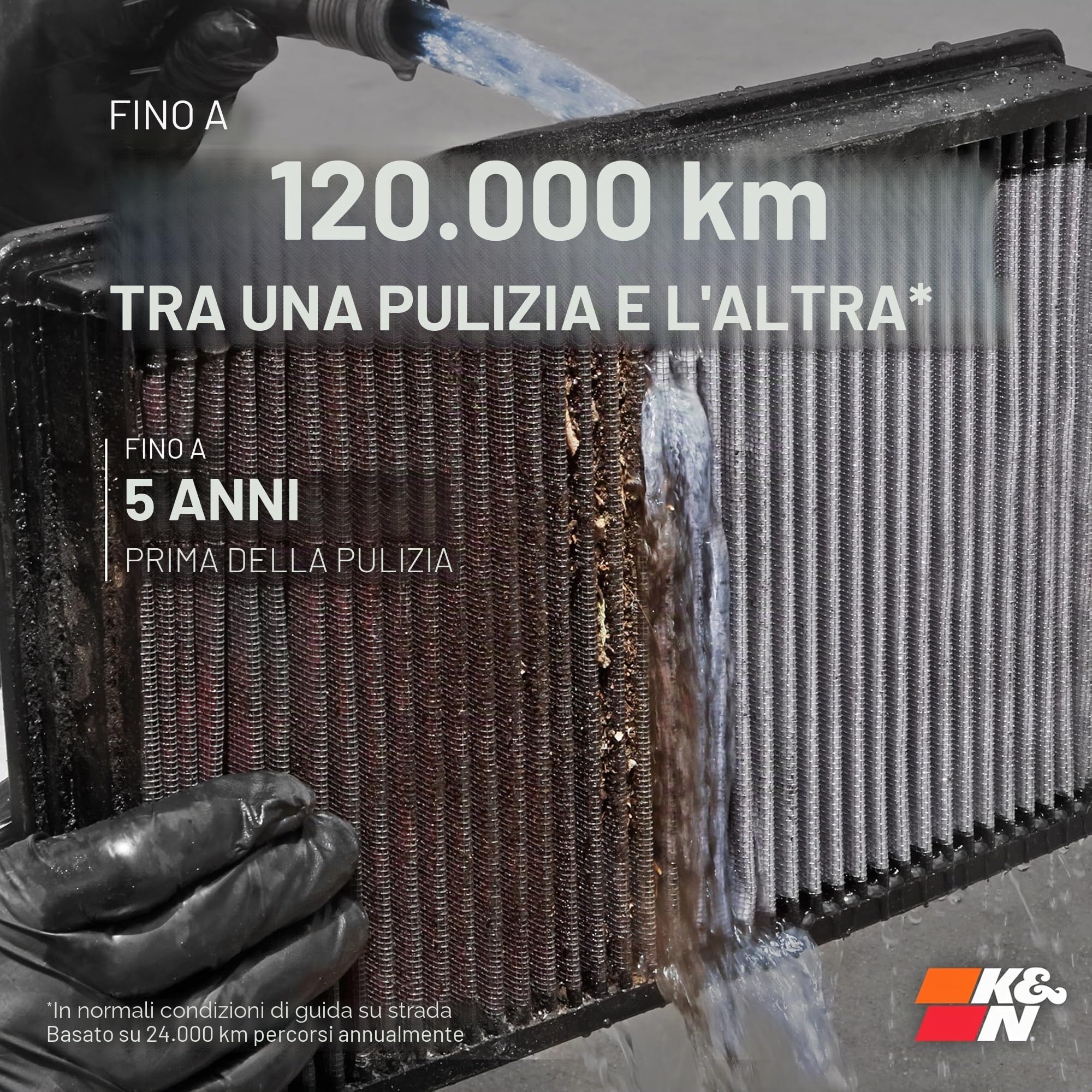 K&N 33-2233 Filtri Aria Sostitutivi Auto, Lavabile e Riutilizzabile